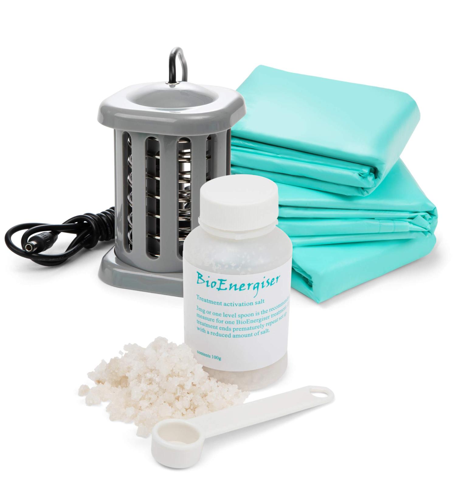 BioEnergizer Foot Spa Refill Kit - 30 Liners Cartridge Salt 100g & Scoop | International Shipping Available - Buy Online on GoSupps.com