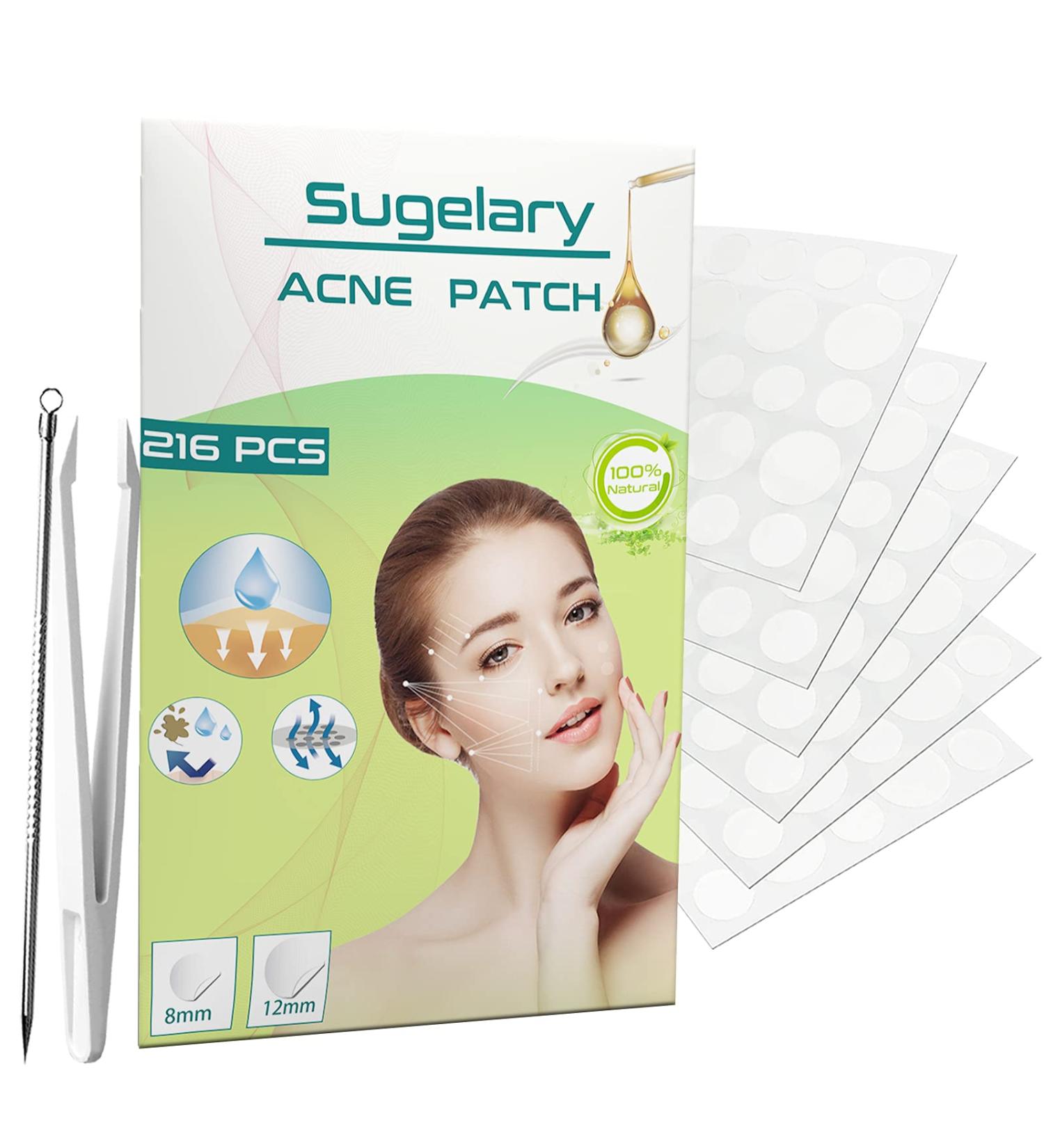 216PCs Hydrocolloid Pimple Patches - Invisible Waterproof Acne Treatment for Fast Healing | Two Sizes Available - Buy Online on GoSupps.com