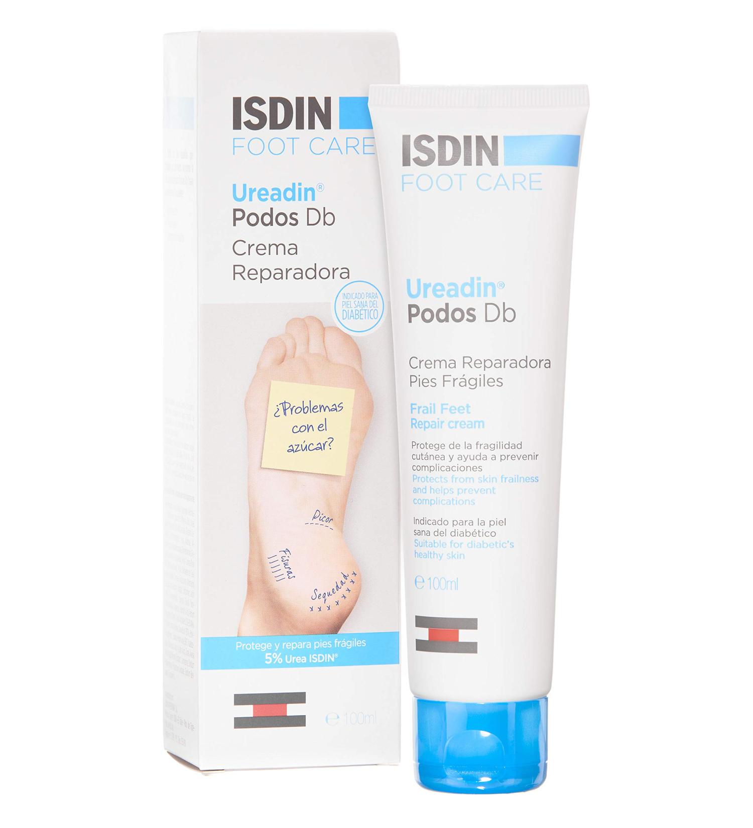 ISDIN Ureadin Podos DB Cream - Protect & Repair Diabetic Feet | 100ml - International Shipping Available - Buy Online on GoSupps.com