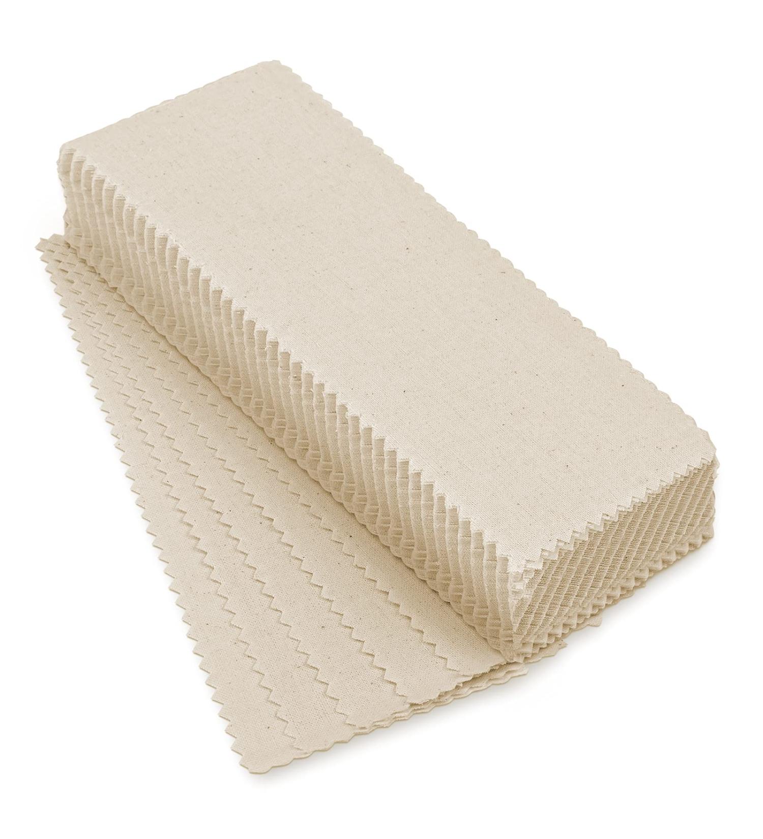 Whaline Natural Muslin Wax Strips - 100 Pre-Cut Cotton Strips for Body & Facial Hair Removal - Large Waxing Strips for Women & Men - Arms, Legs - 2.8 x 7.9 Inch - Buy Online on GoSupps.com