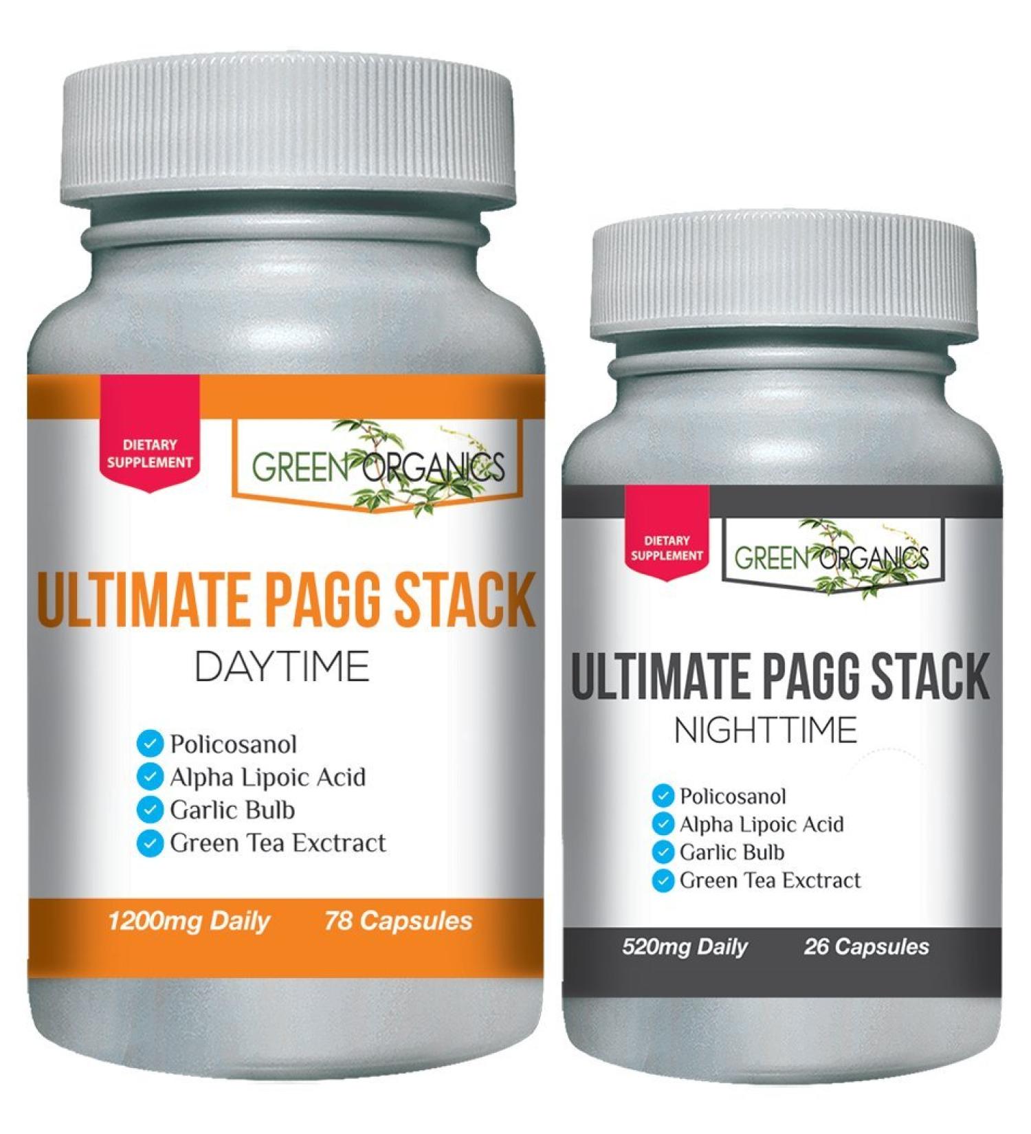 Ultimate PAGG Stack 4 Hour Body by Tim Ferriss - Policosanol, Alpha Lipoic Acid, Green Tea Flavonols, Garlic Extract - Buy Online on GoSupps.com