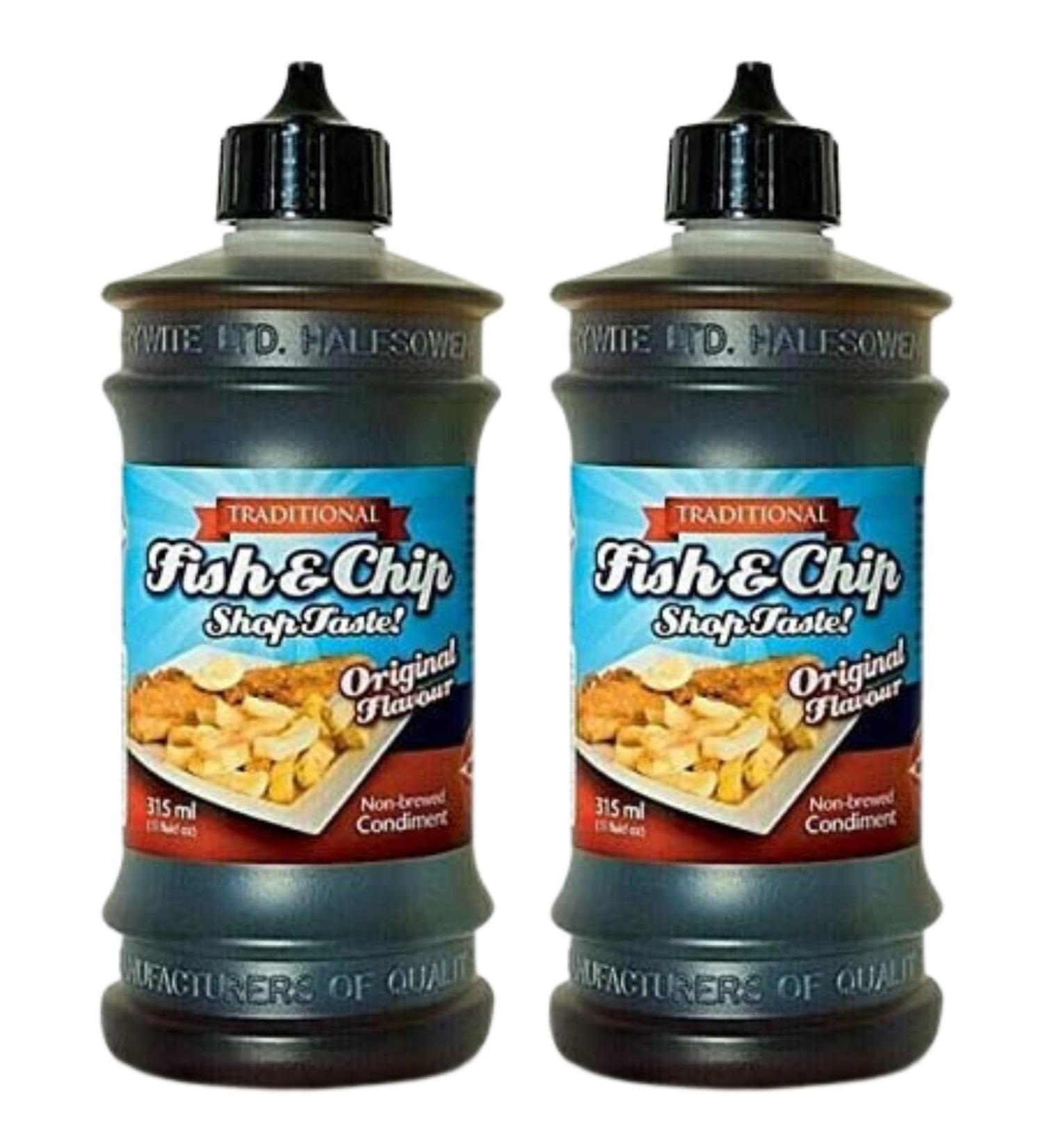 Traditional Real Chip Shop Taste Vinegar Non Brewed 315ml (2 Pack Bundle) - Buy Online on GoSupps.com