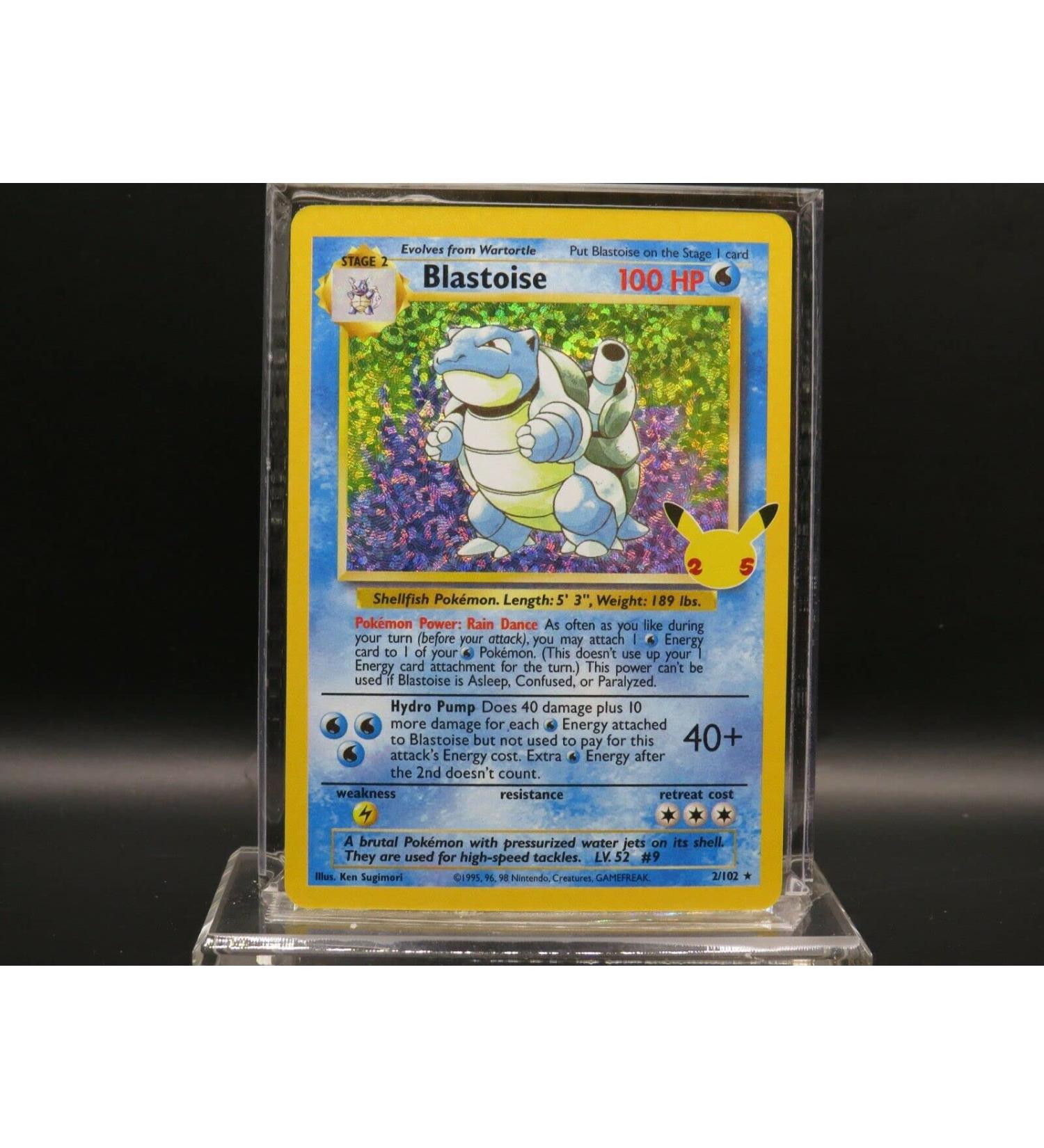 Pokemon Blastoise Celebrations Classic Collection Single Card - Buy Online on GoSupps.com
