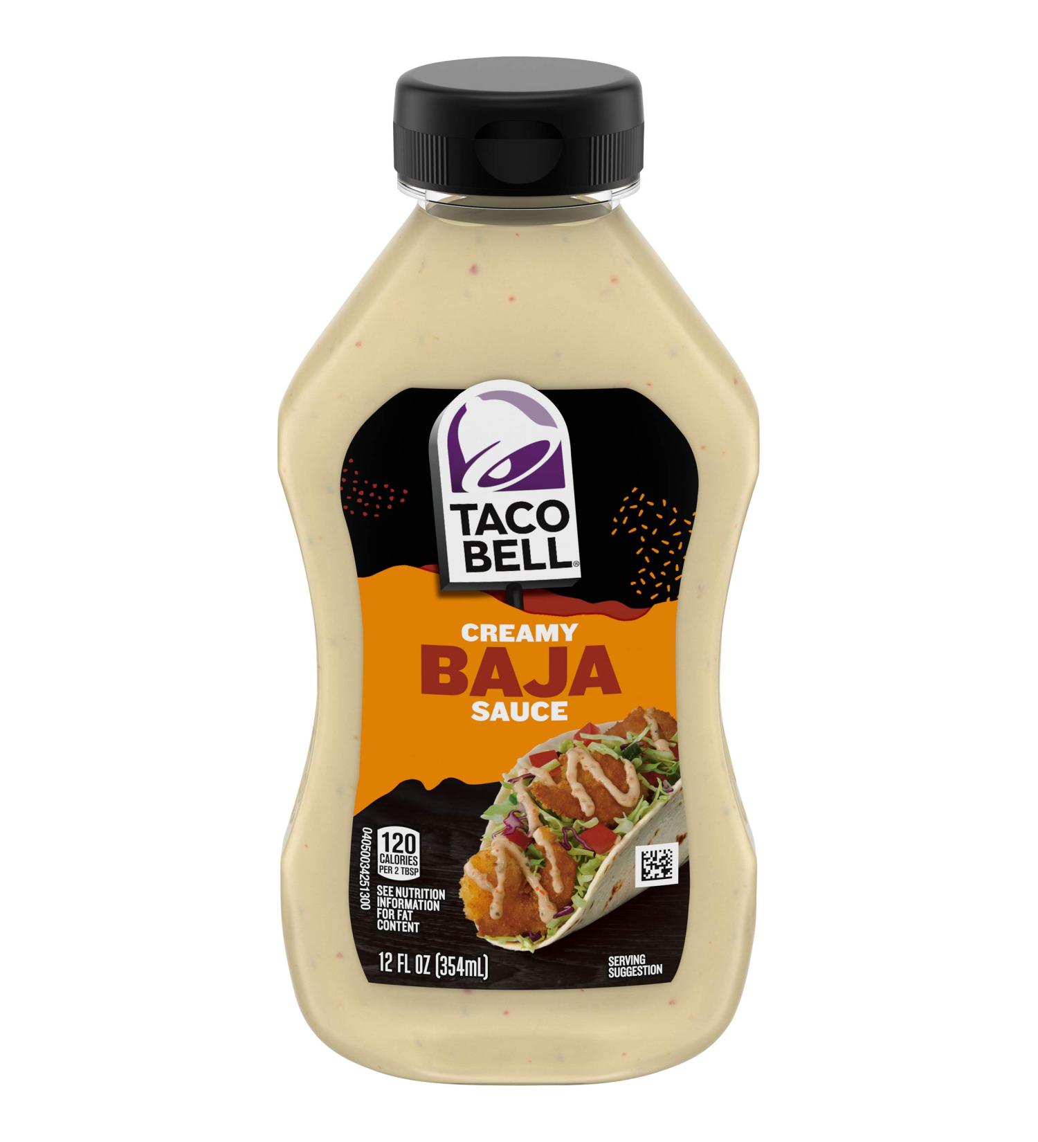 Taco Bell Baja Creamy Sauce 12oz - Authentic Mexican Flavor - Buy Online on GoSupps.com