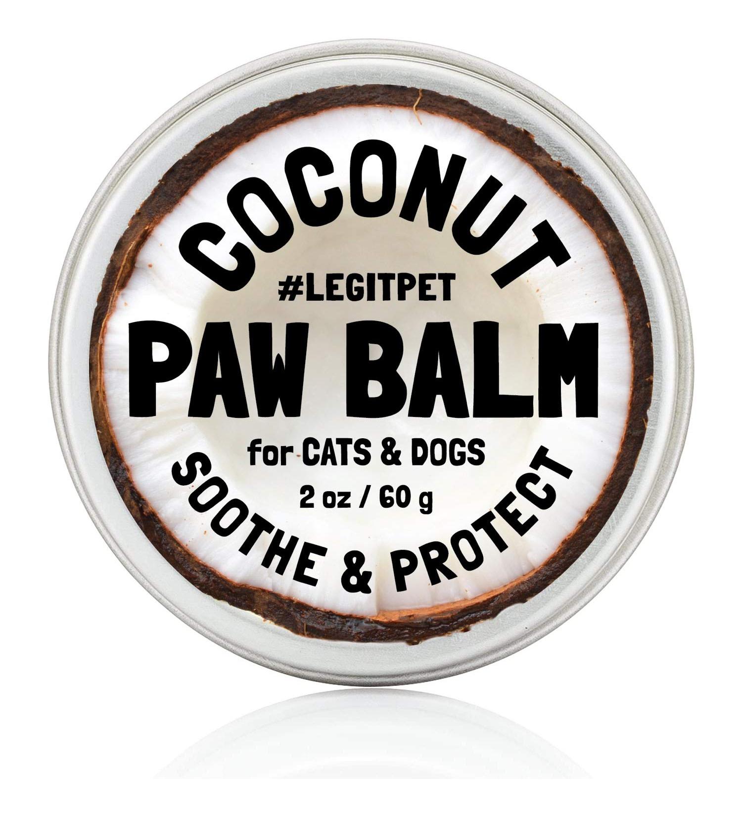 LEGITPET Dog Paw Balm Wax - Soothing Moisturizer with Coconut Oil, Shea Butter & Beeswax - 2 oz - Buy Online on GoSupps.com