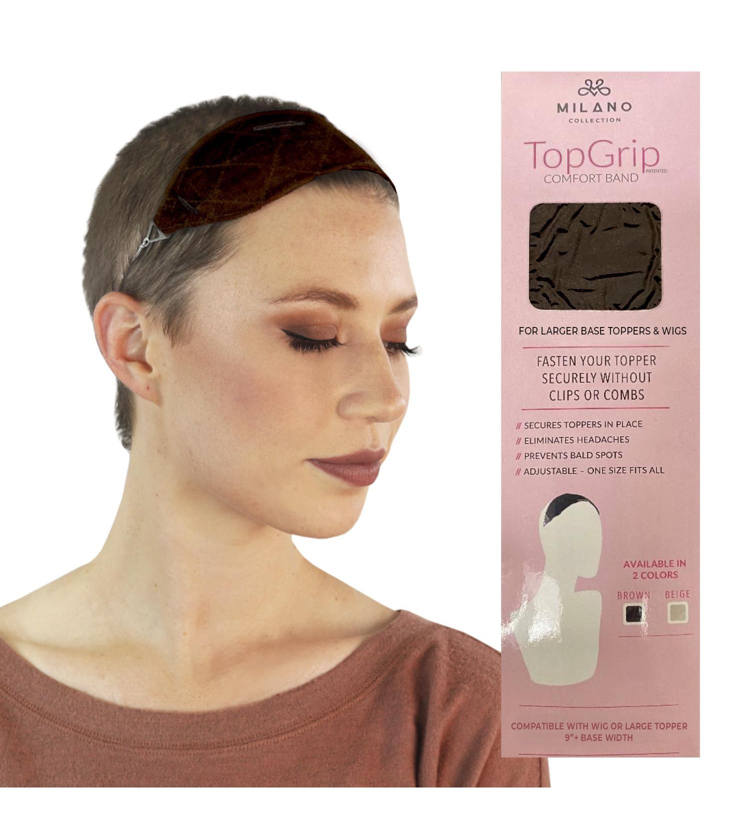 Milano Collection Top Handle - Adjustable Velvet Glue-Free Comfort Size L Chocolate Brown - Large E-commerce Shipping Internationally - Buy Online on GoSupps.com