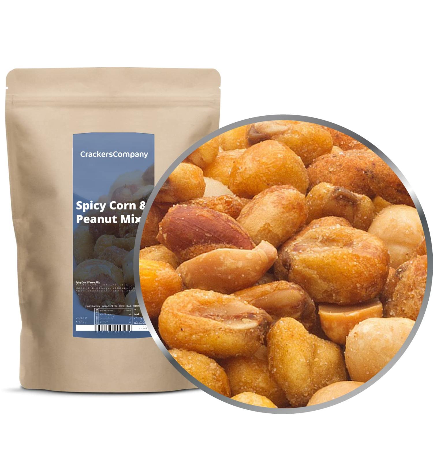Buy 400g Vegetarian Snack Mix - Corn & Roasted Peanuts | International Shipping Available - Buy Online on GoSupps.com