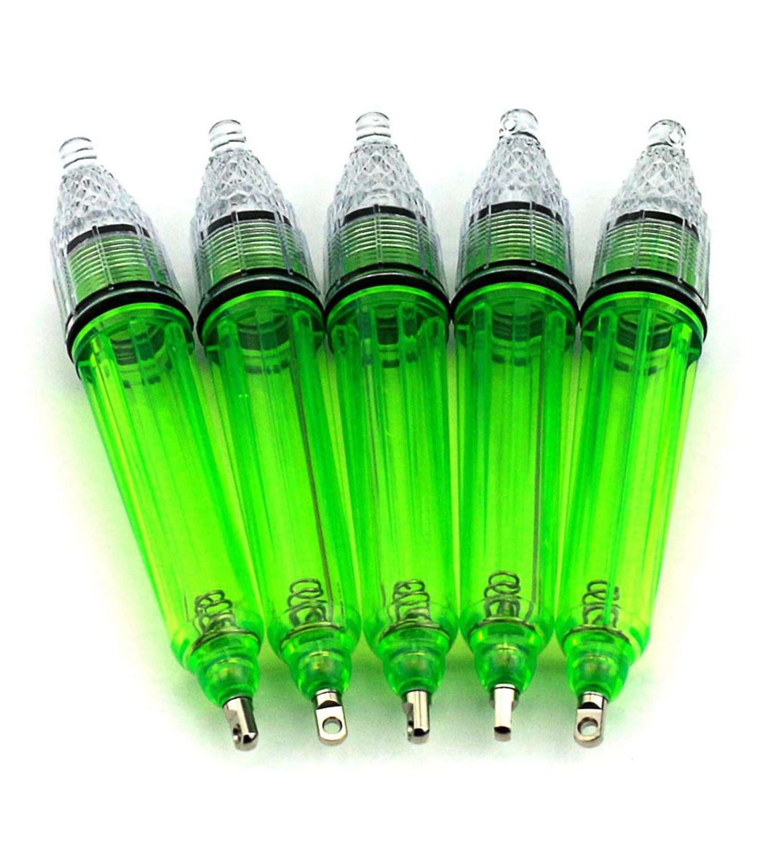 Anmas 5pcs LED Fishing Light Bait Lure | Waterproof Underwater Lamp Fish Tools | 7 Colors | 16.5cm - Buy Online on GoSupps.com