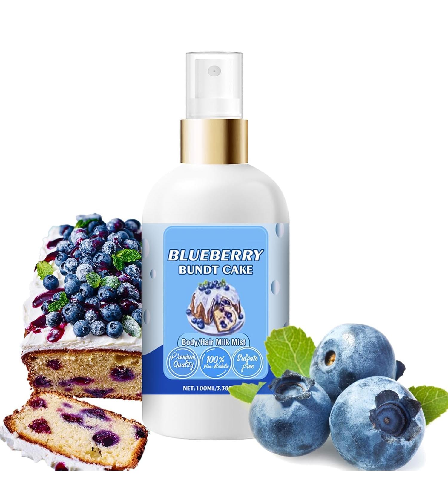 Vanilla Cream Puff Body Milk Mist Vanilla Cream Puff Hair and Body Perfume Spray Body & Hair Fragrance Mist (Blueberry Cake) - Buy Online on GoSupps.com
