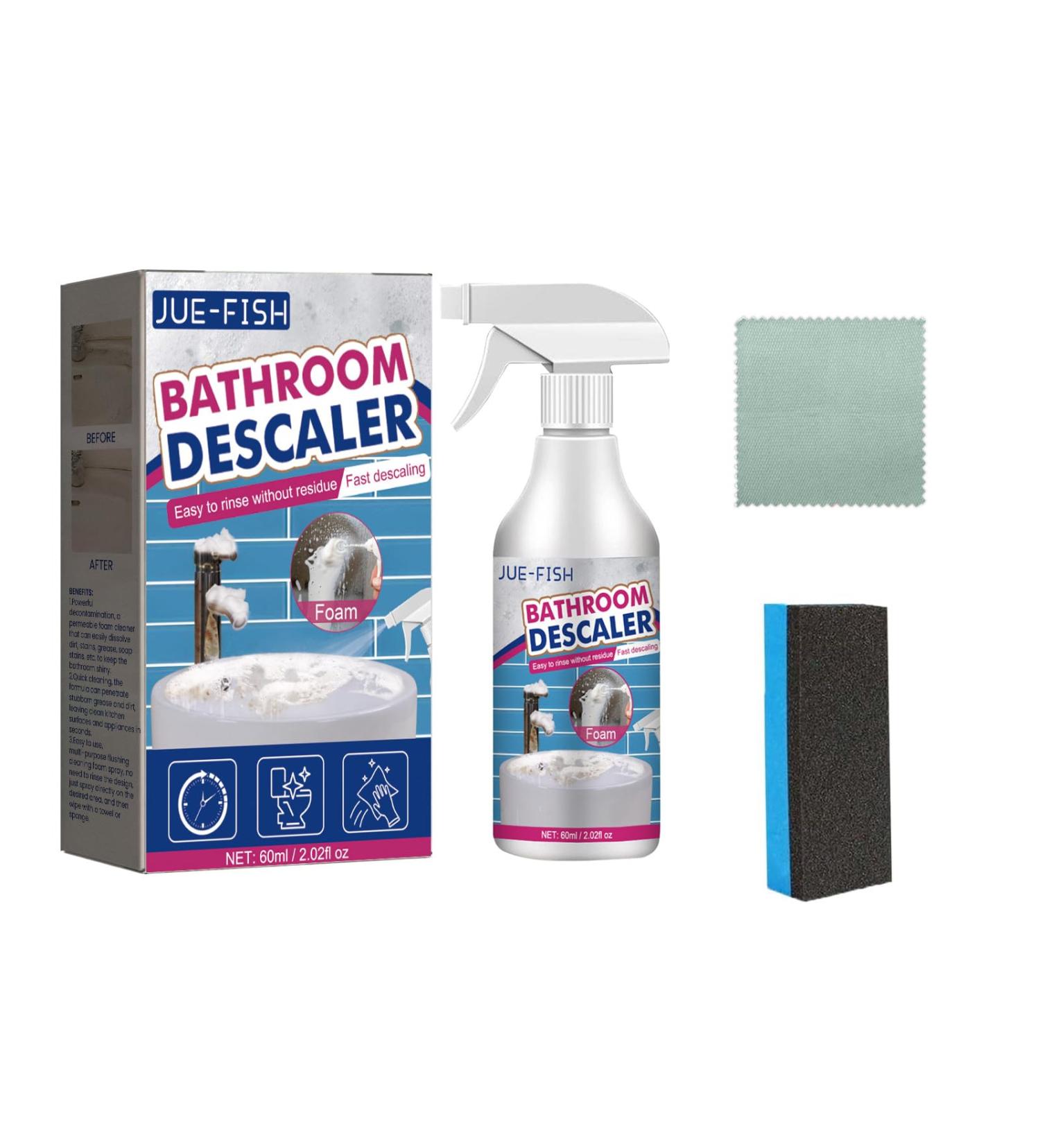 Acssart Bathroom Descaler Acssart Foam Cleaner Acssart Bathroom Cleaner with Clean and Care Accessories Efficient Bathroom Cleaner with Spray Nozzle Bathroom Descaler Foam Cleaner 1*pcs - Buy Online on GoSupps.com