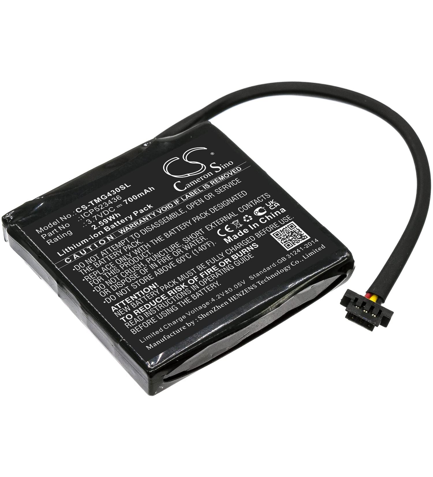 3.7V 700mAh ICP523436 Battery Replacement for Go 400 4.3 Satnav - High-Quality International Shipping - Buy Online on GoSupps.com