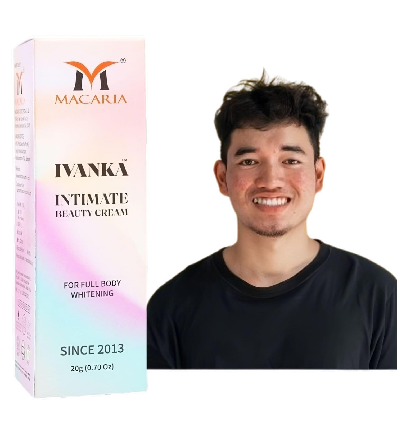 Macaria Cosmetics Ivanka Intimate Beauty acne marks spots pimples removal Night cream for men by Korean technology - Buy Online on GoSupps.com