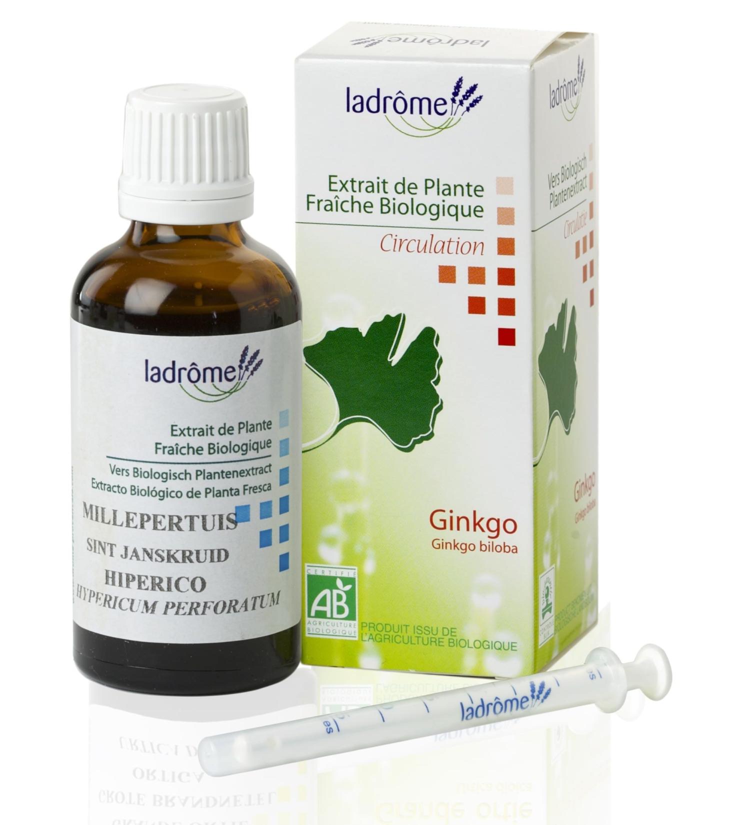 Ladrôme - Organic Ginkgo - Fresh Plant Extract - Ladrome
