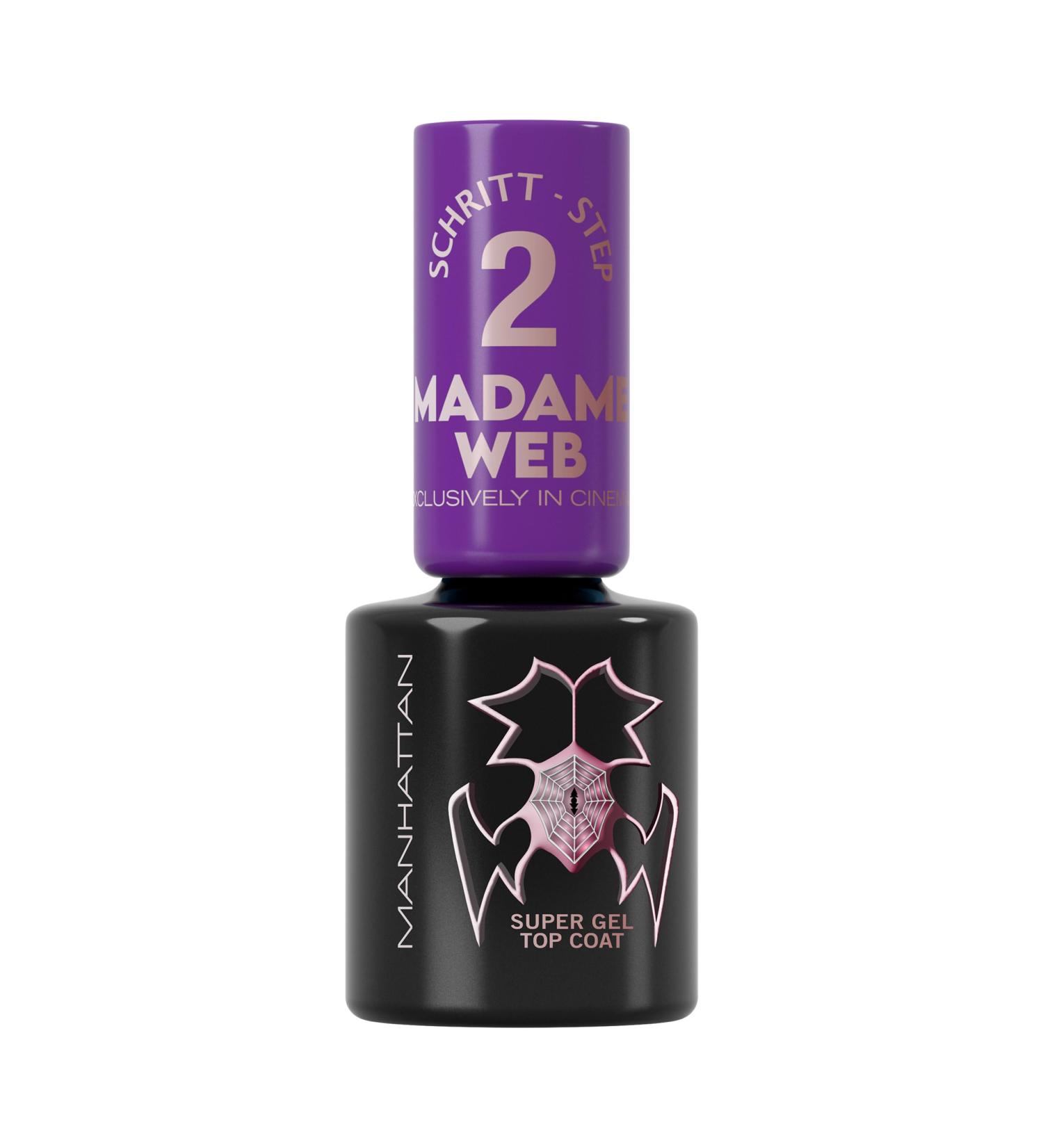 Manhattan Super Gel Nail Polish - Madame Web Top Coat | UV-Free 14 Days Manicure Effect - Buy Online on GoSupps.com
