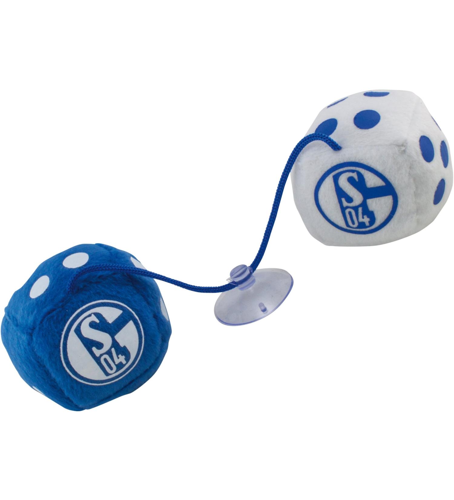 FC Schalke 04 car dice with suction cup