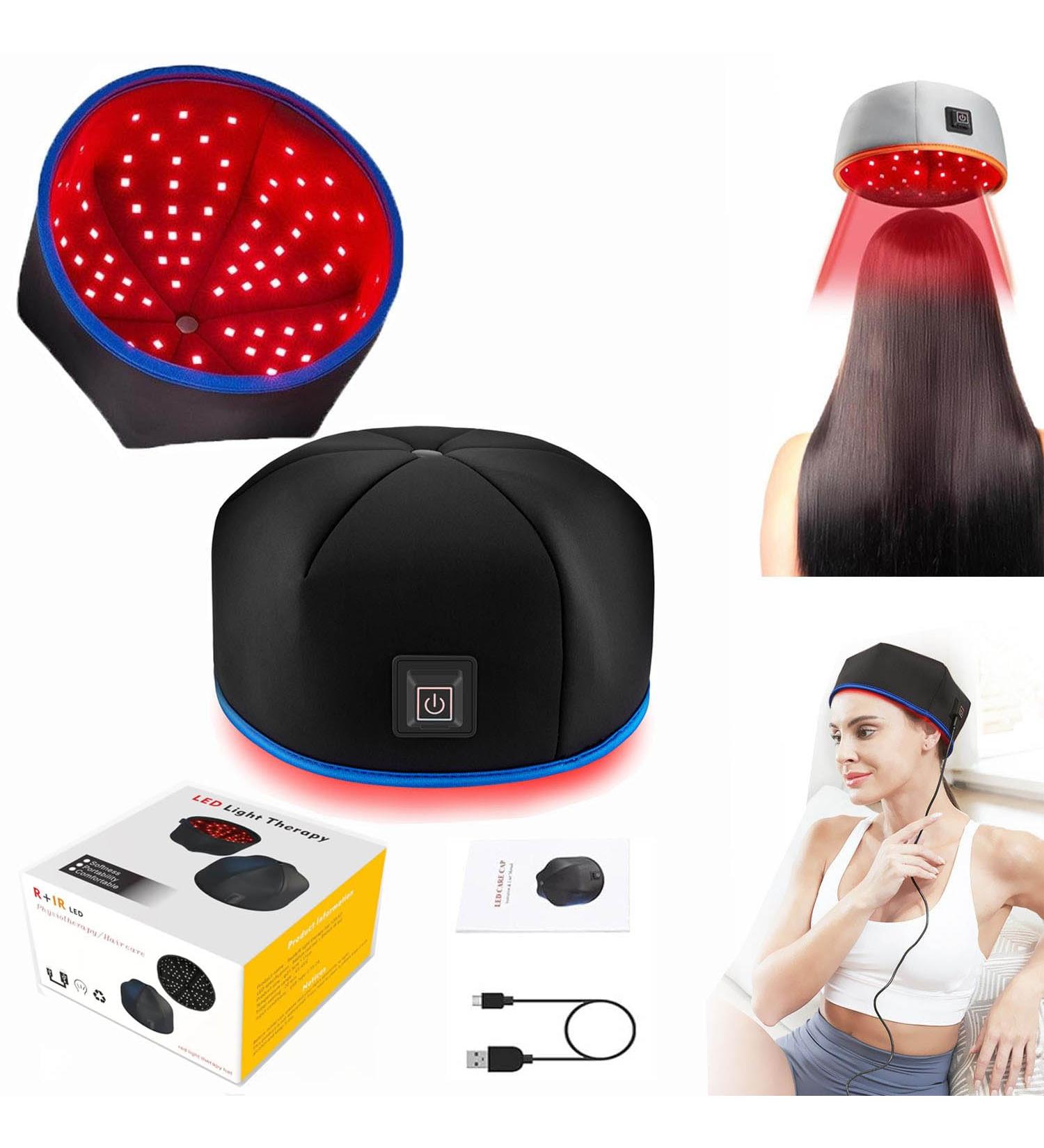 Red Light Therapy For Hair Growth Red Light Hair Growth System FDA Cleared For Hair Loss In Men & Women Advanced Hair Regrowth System Red Light Therapy Cap. (black) - Buy Online on GoSupps.com