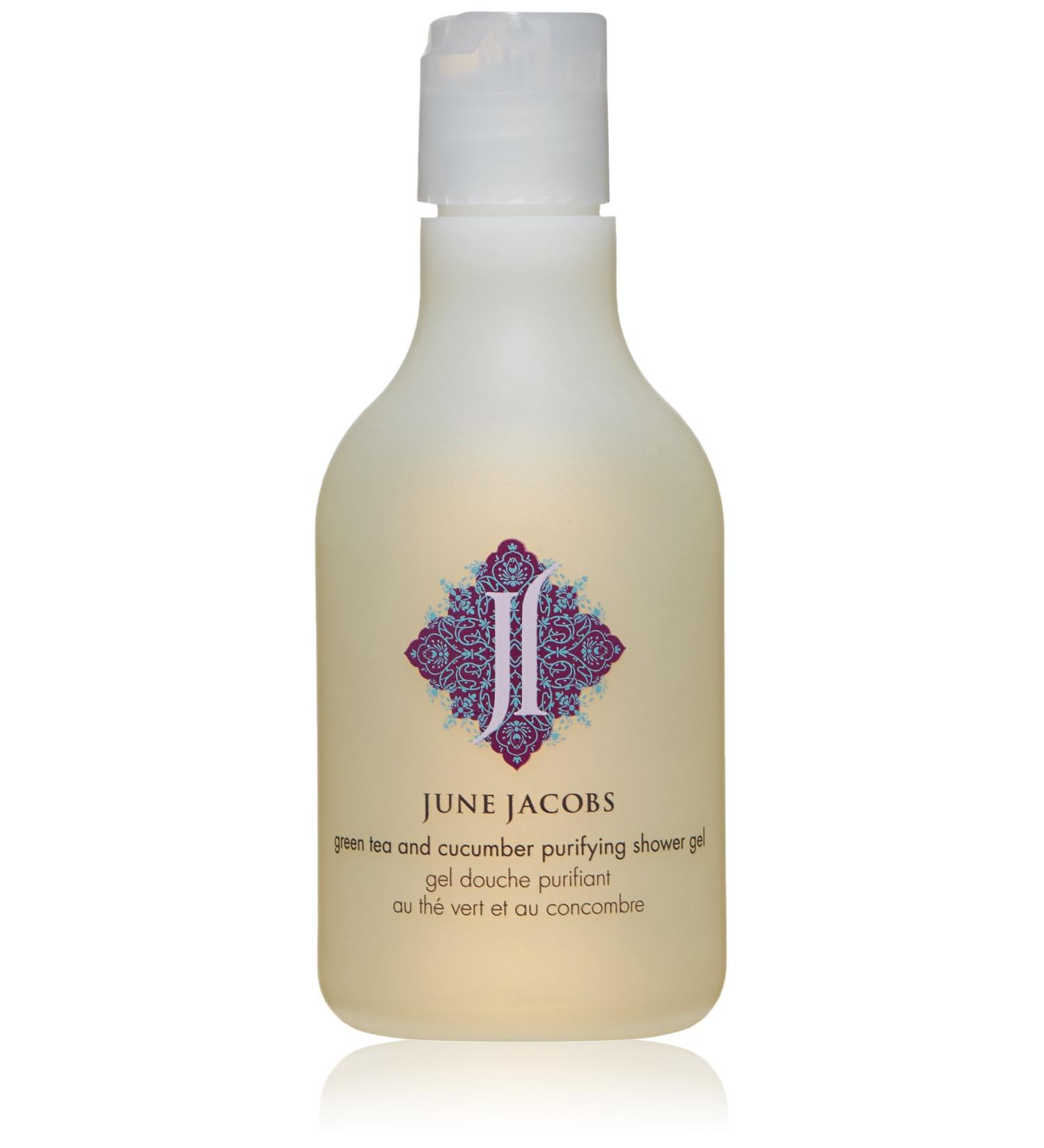 June Jacobs Green Tea & Cucumber Shower Gel - 6.7 Fl Oz | Refreshing Luxury Shower Experience - Shop Internationally - Buy Online on GoSupps.com