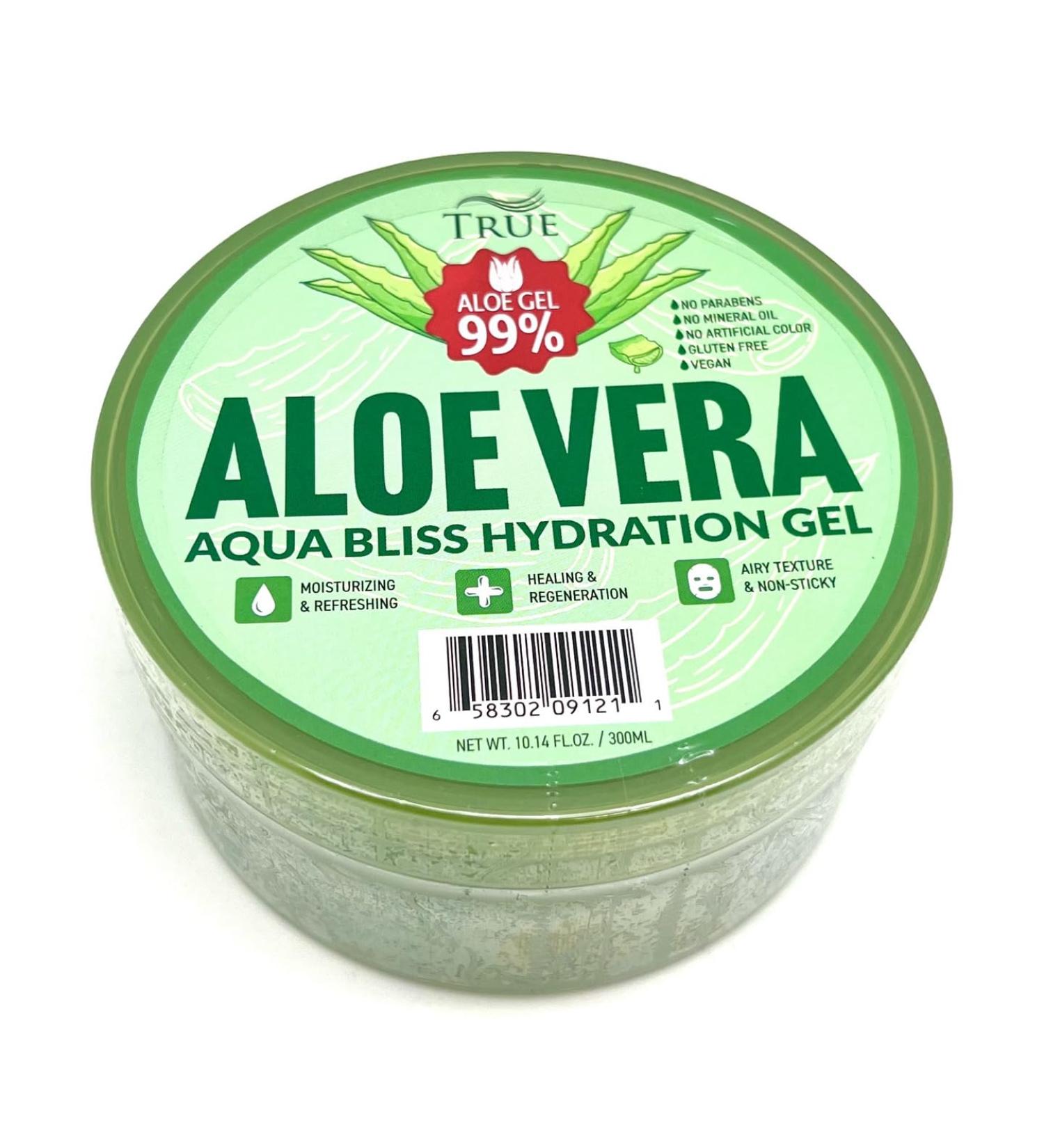 DONNA Aloe Vera Aqua Bliss Hydration Gel | 99% Aloe | Moisturizing & Refreshing | Healing & Regeneration | 10.14 fl oz / 300ml