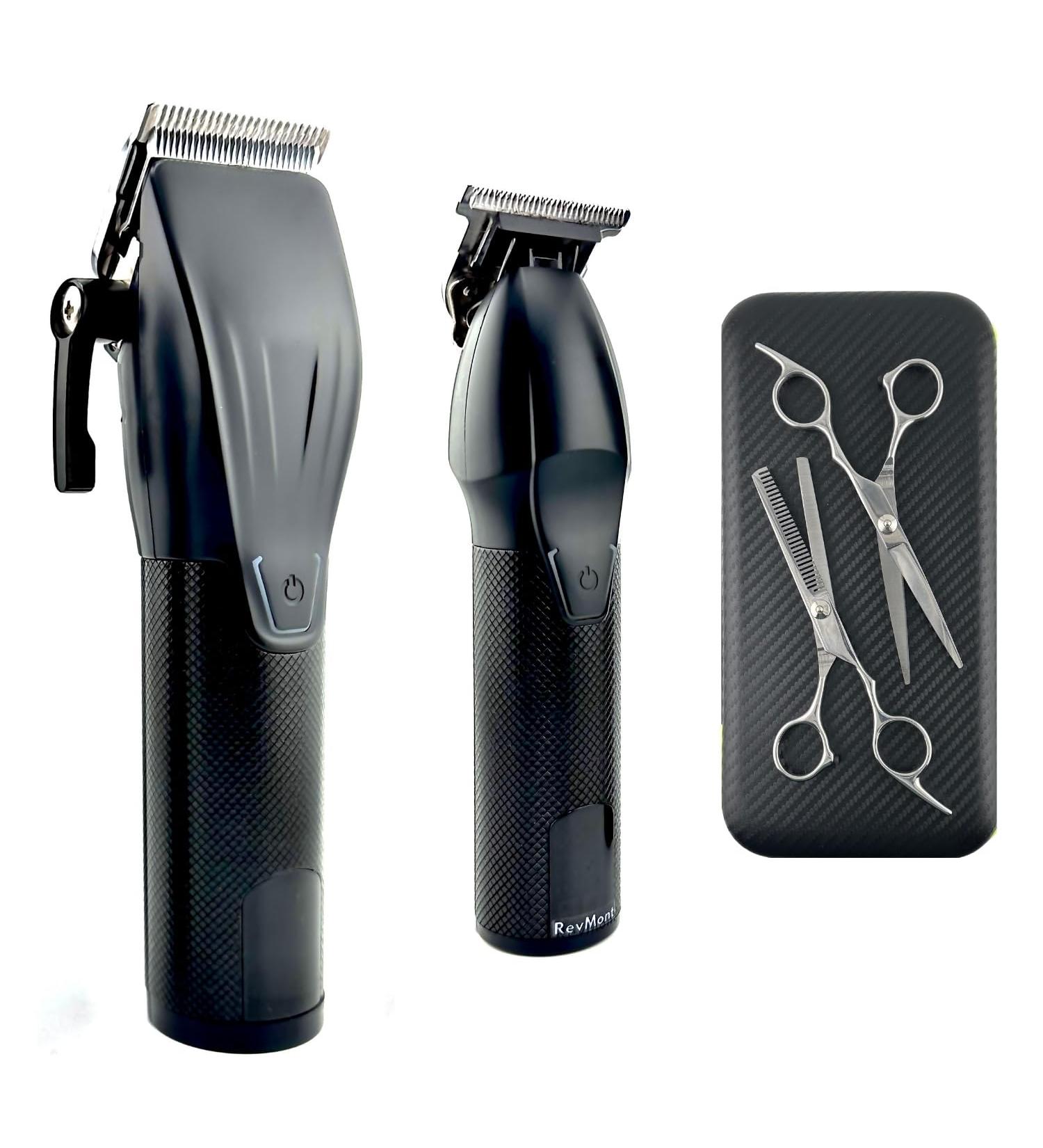 Multi-Speed Clipper Set | 20-Piece Men's Grooming Kit | T-Blade King Clipper & Rechargeable Hair Trimmers | Metal Grip & Carbon Steel Blades - Buy Online on GoSupps.com
