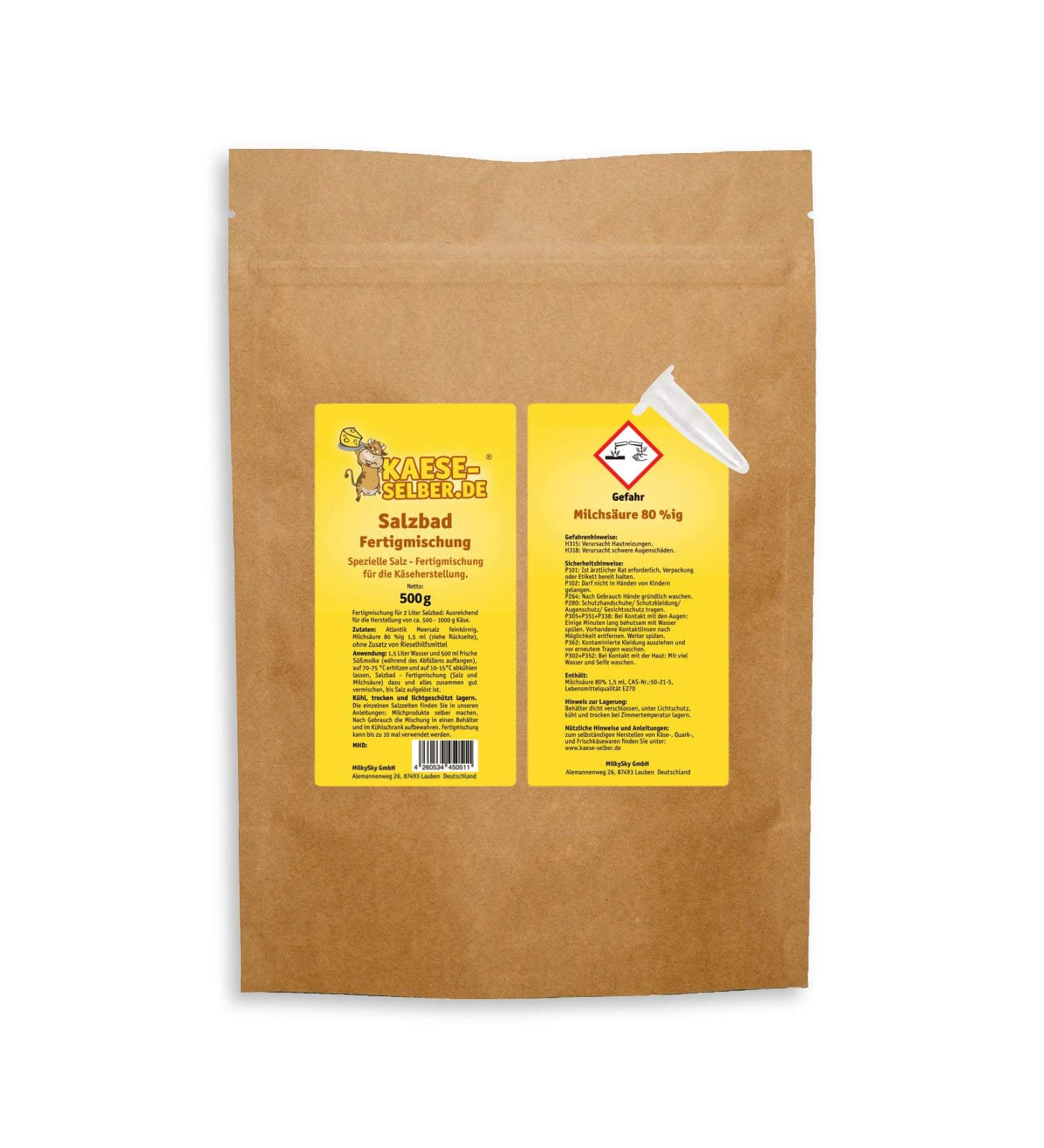 kaese-selber.de Salt bath - Ready-to-use mix - 500 g