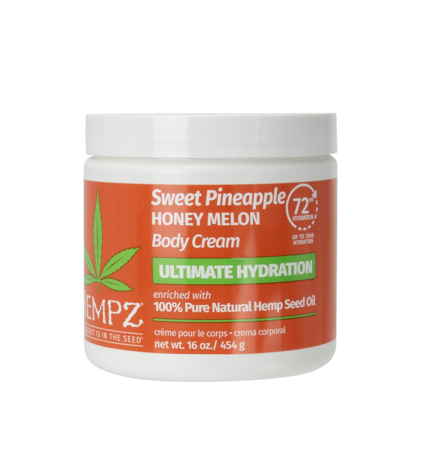 Shop Hempz NEW Lux Body Cream - Sweet Pineapple & Honey Melon Ultra Hydrating 16 oz International Shipping Available - Buy Online on GoSupps.com