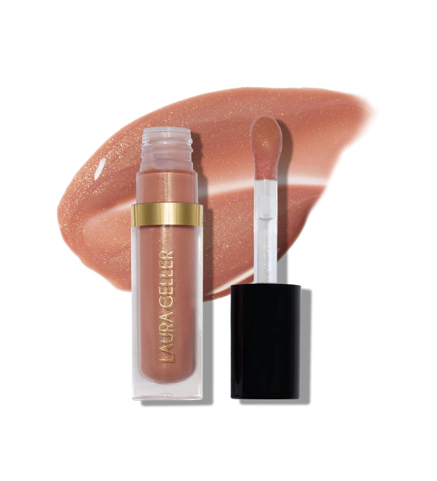 LAURA GELLER NEW YORK Jelly Balm Nourishing Lip Oil Serum | Hydrating Lip Boost Treatment Moisturizing Lip Repair | Soothe Dry Chapped Lips| Mocha Me Crazy