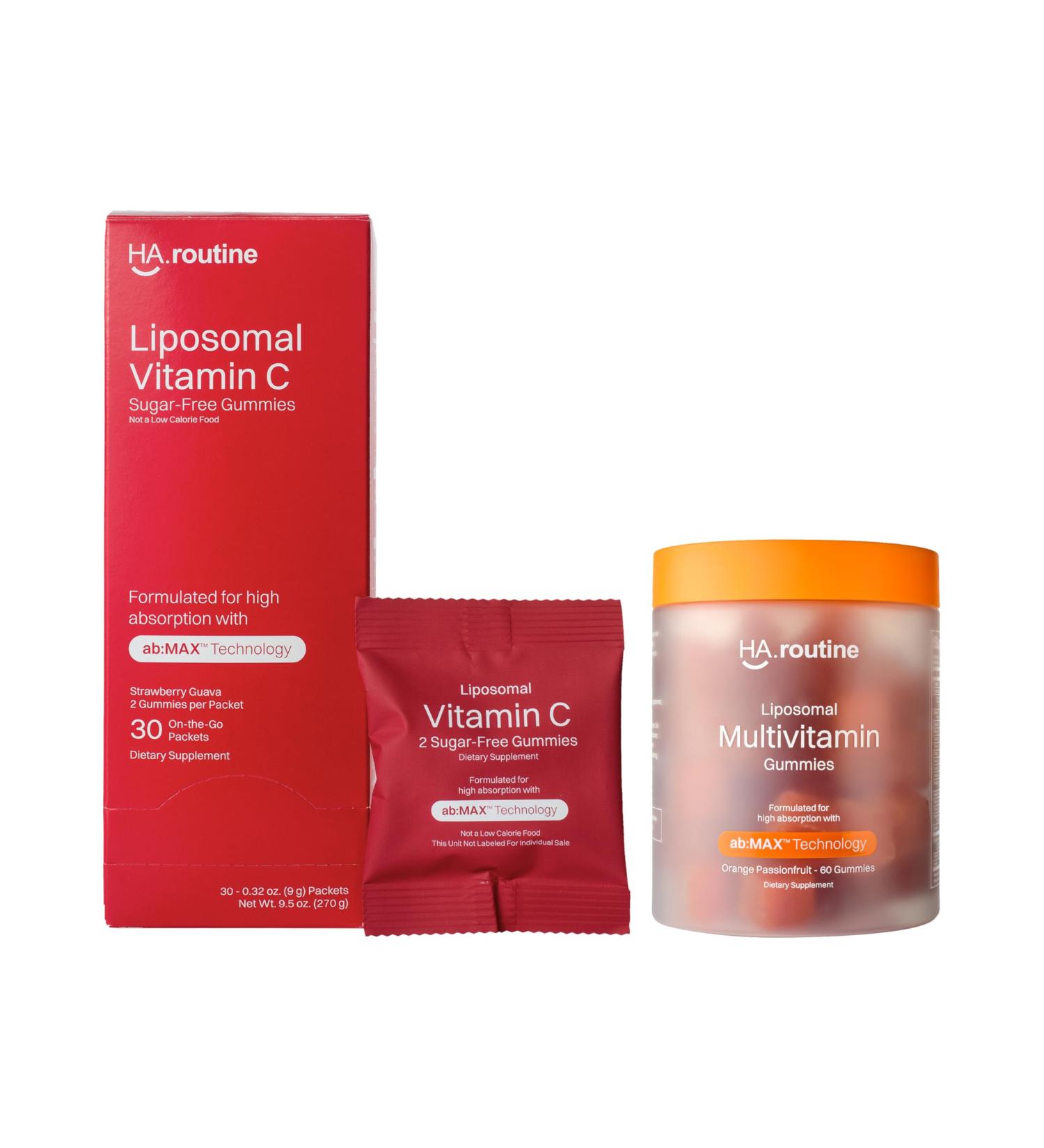 Haroutine Liposomal Vitamin C & Liposomal Multivitamins Immune Support Supplement and Antioxidant Defense - Buy Online on GoSupps.com