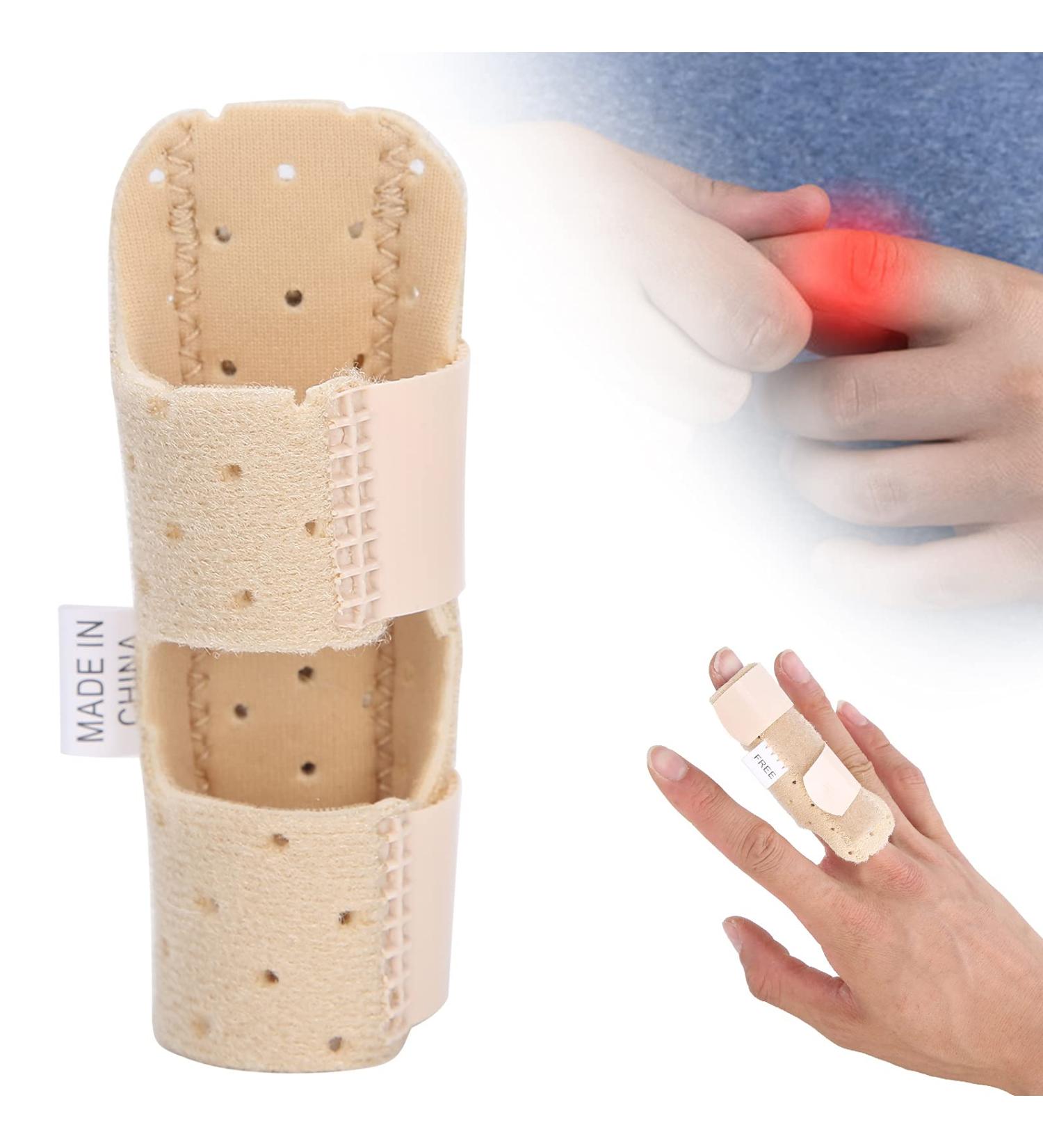 Adjustable Trigger Finger Rail - Finger Orthesis Support with Fixed Aluminum Band for Medium Index Fingers - International Shipping Available - Buy Online on GoSupps.com