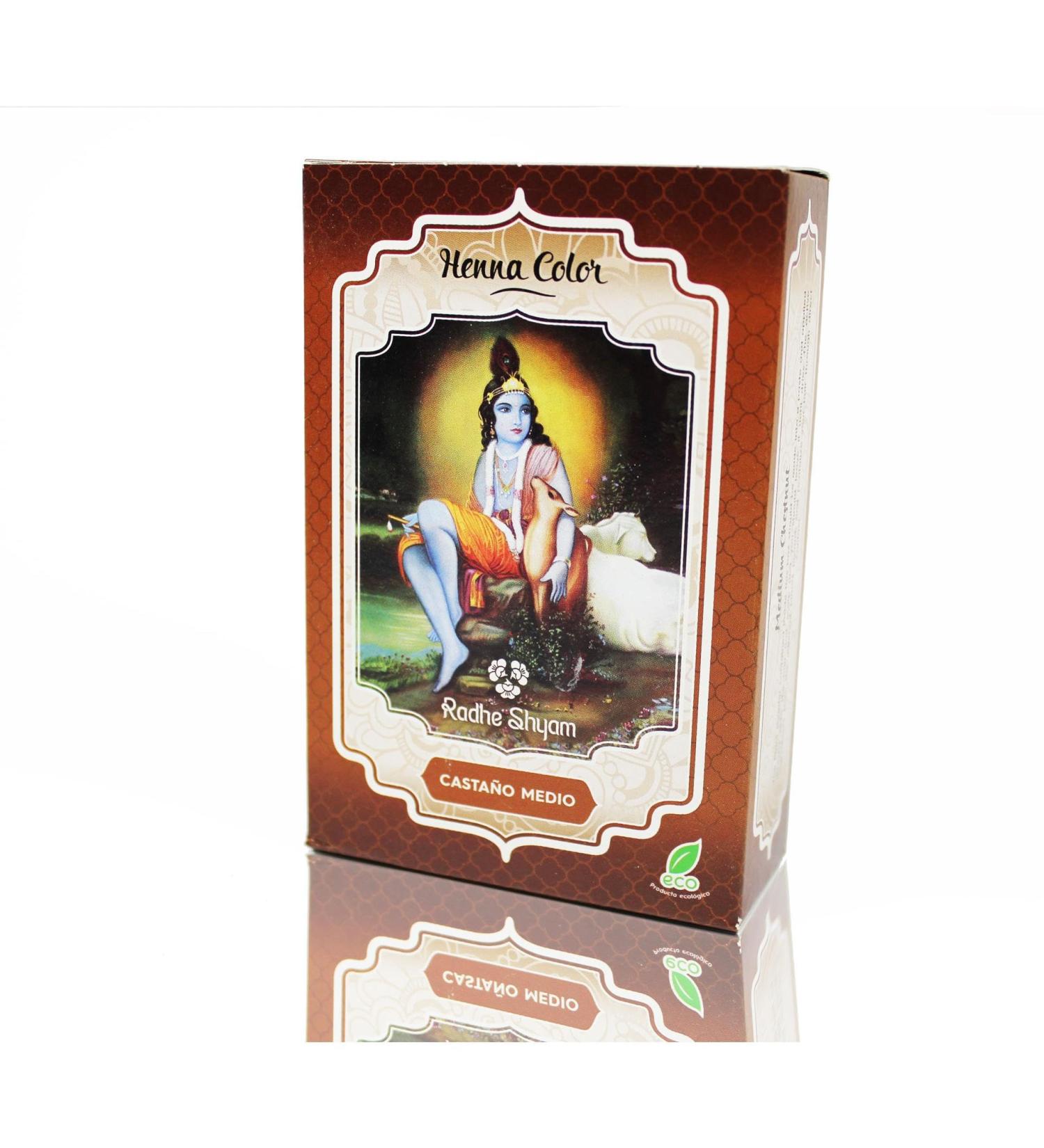 Buy Henna Brown Medium Radhe Shyam - Premium Quality Hair Dye for Vibrant Color | Free International Shipping - Buy Online on GoSupps.com