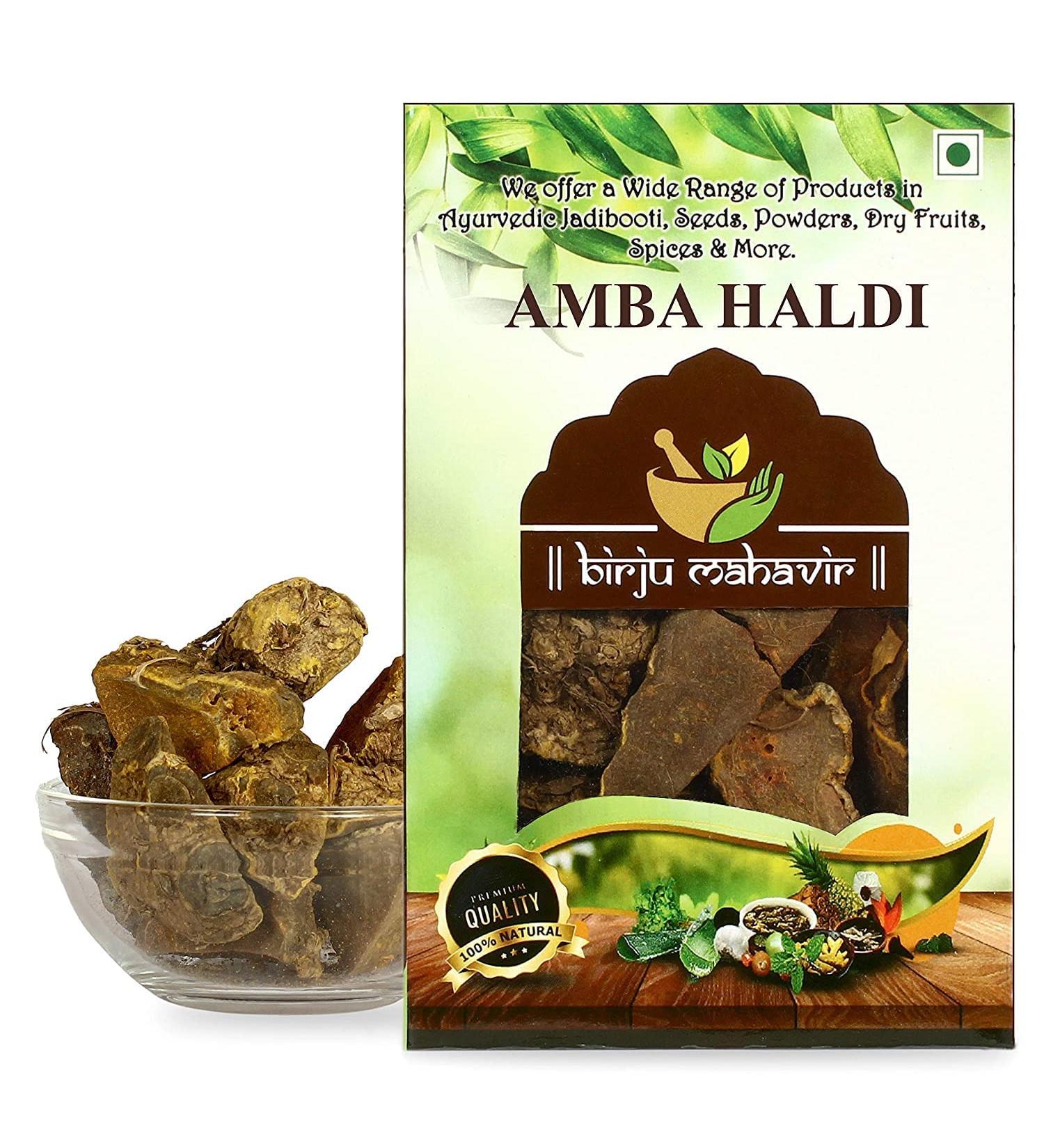 AOZA Mahavir 1 KG AMBA HALDI - AMBIA HALDI - Curcuma AROMATICA - Wild Turmeric Multi-Colored - Buy Online on GoSupps.com