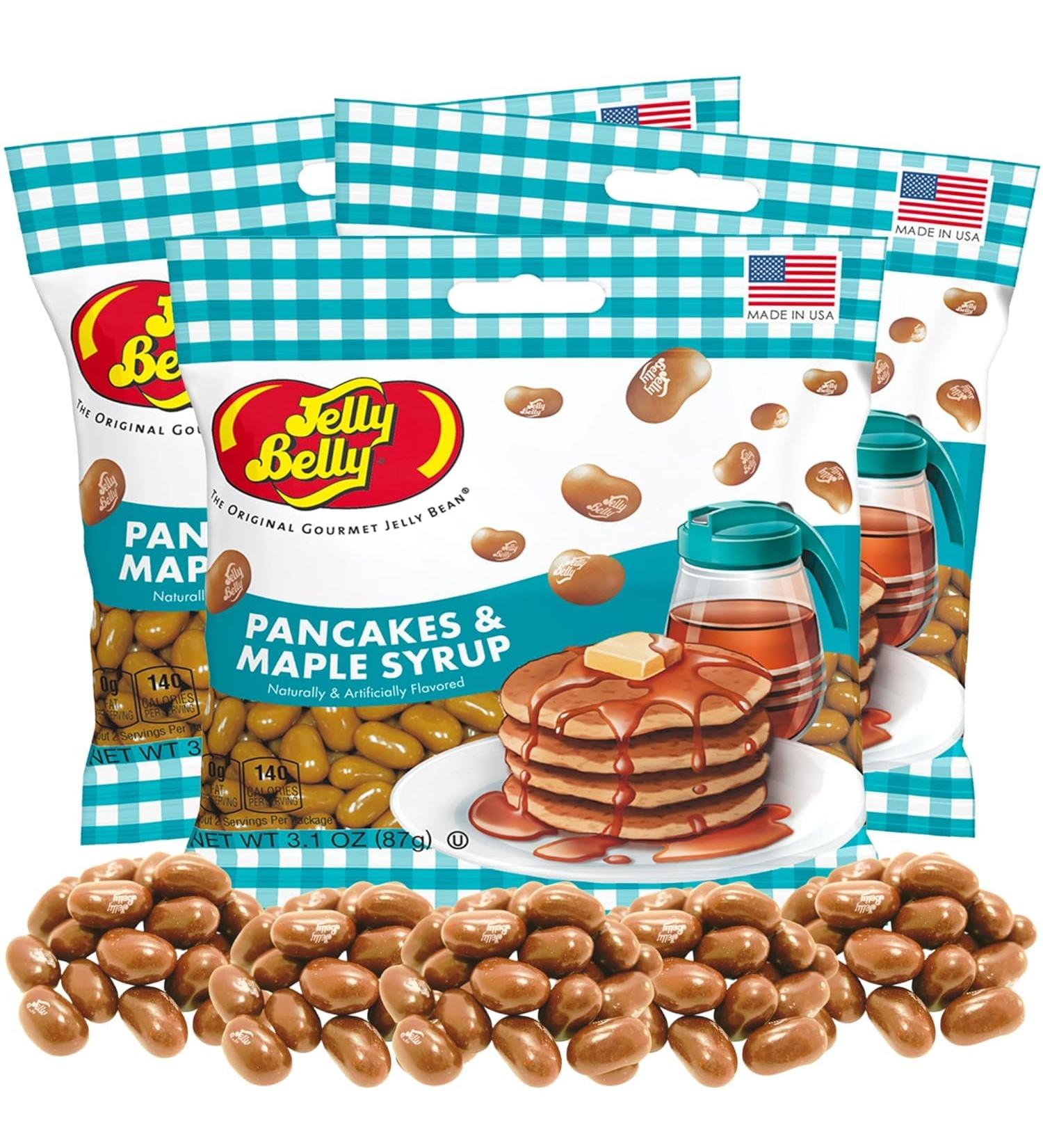 Jelly Belly Pancakes & Maple Syrup Gourmet Jelly Beans 3-Pack Bundle : Christmas & Holidays Candy Vegan Candy Dairy Free Snacks Kosher Candy Gluten Free Bulk Candy Stocking Stuffers for Teens - Buy Online on GoSupps.com