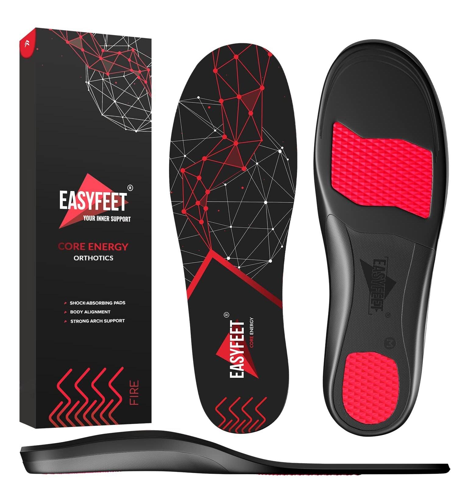 Premium Anti-Fatigue Shoe Inserts 2024 | Relief for Plantar Fasciitis & Flat Feet | Men & Women Insoles - High Arched Support (S: Men 7-8.5/Women 8-9.5) - Buy Online on GoSupps.com