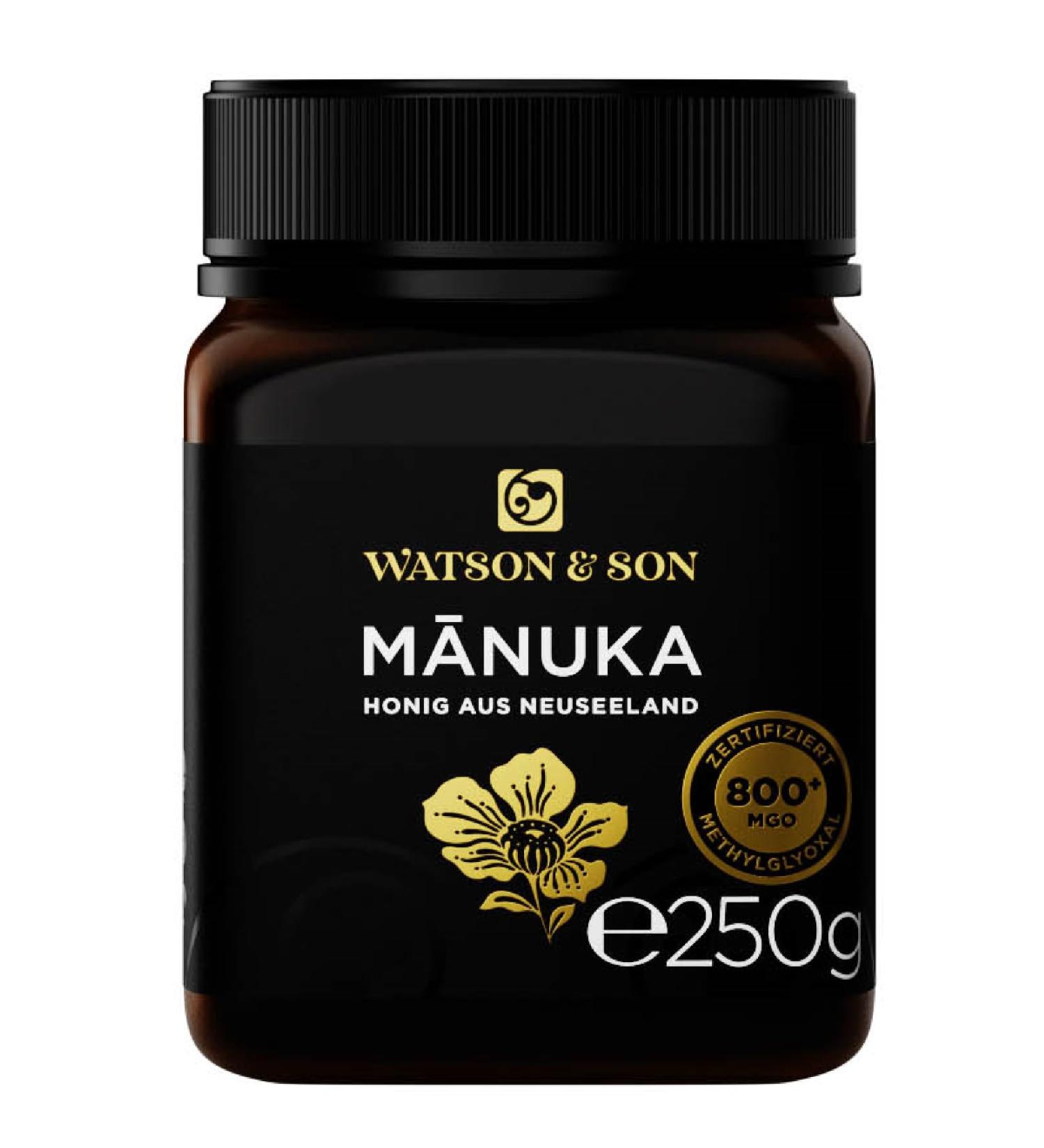 Buy Watson & Son Manuka Honey MGO 800+ 250g | Premium New Zealand Honey for International Shipping - Buy Online on GoSupps.com
