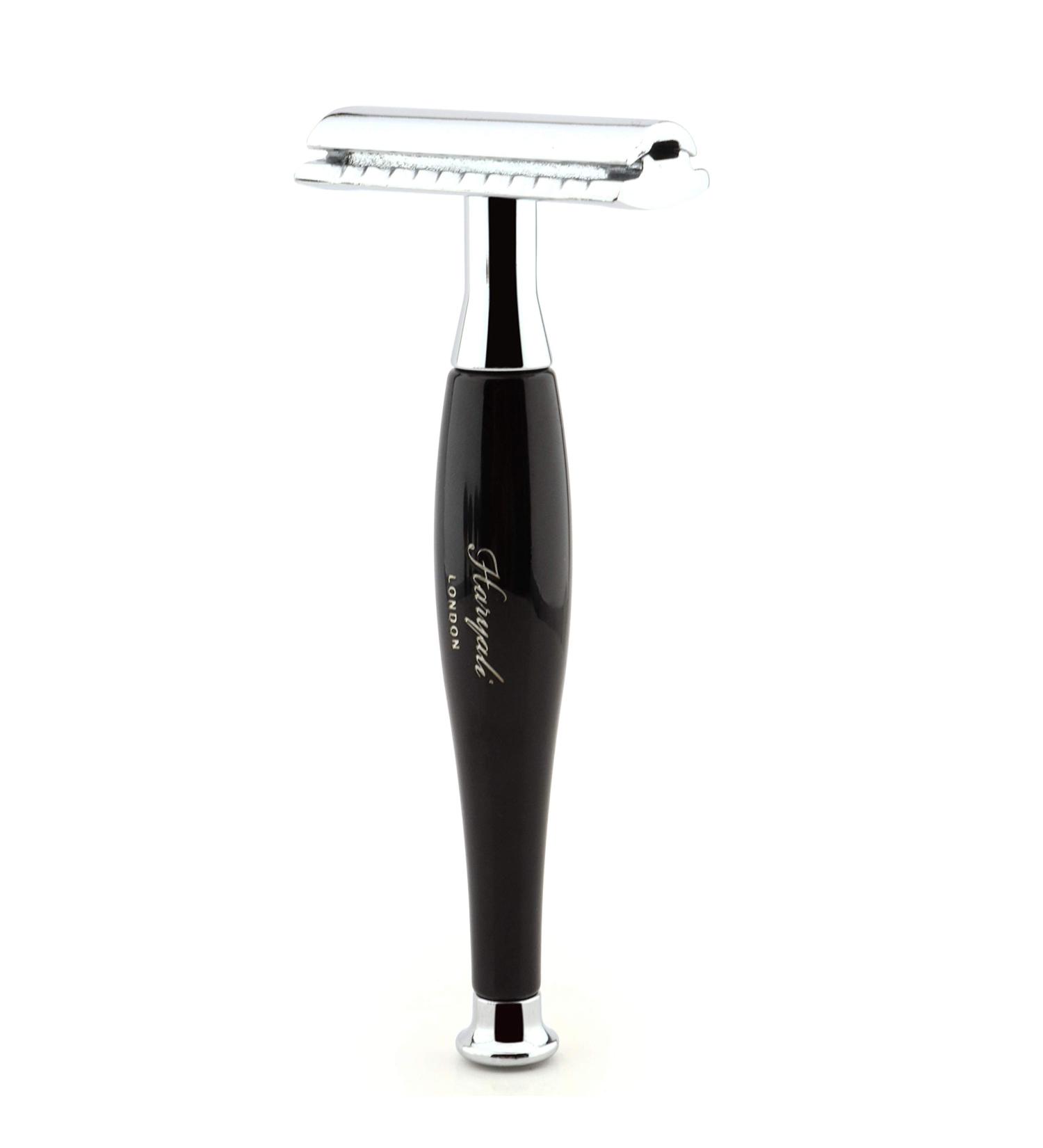 Haryali London Men's Safety Razor Double Edge Black