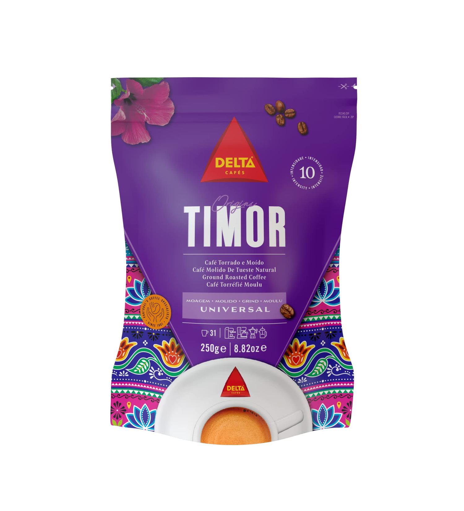 Delta Cafes Timor - 220 Gr - Ground roasted coffee