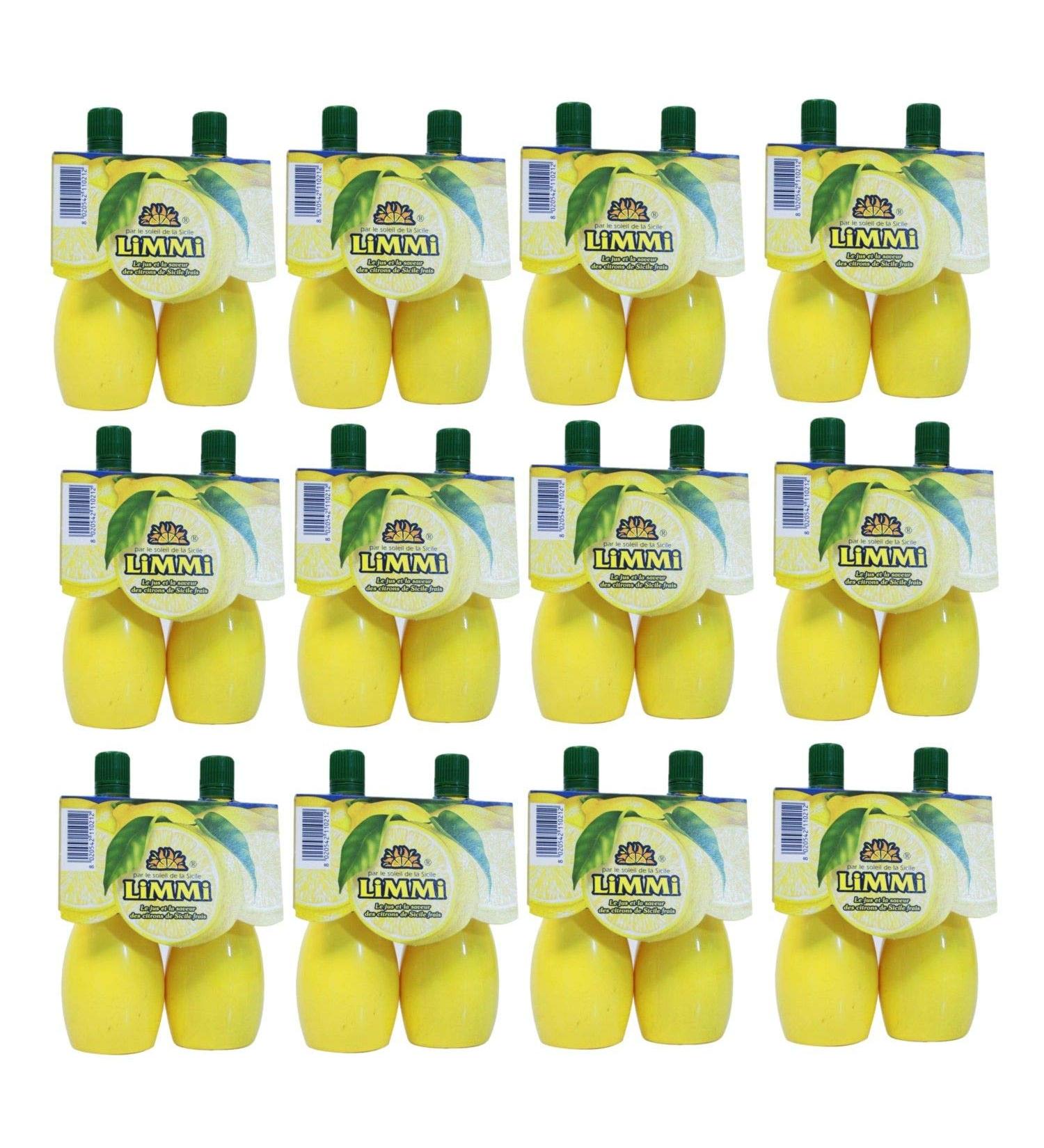 Lot 12x Lot 2x Squeezed lemon juice - Limmi - Pipette 125 ml