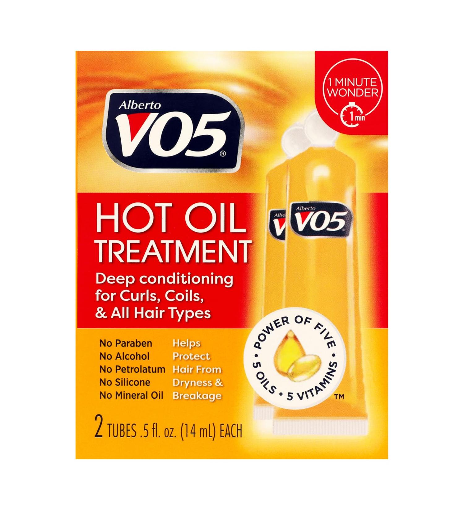 Vo5 Hot Oil Trtmnt Vit E Size 2.5z Vo5 Hot Oil Treatment Vitamin E Tubes 2.5z