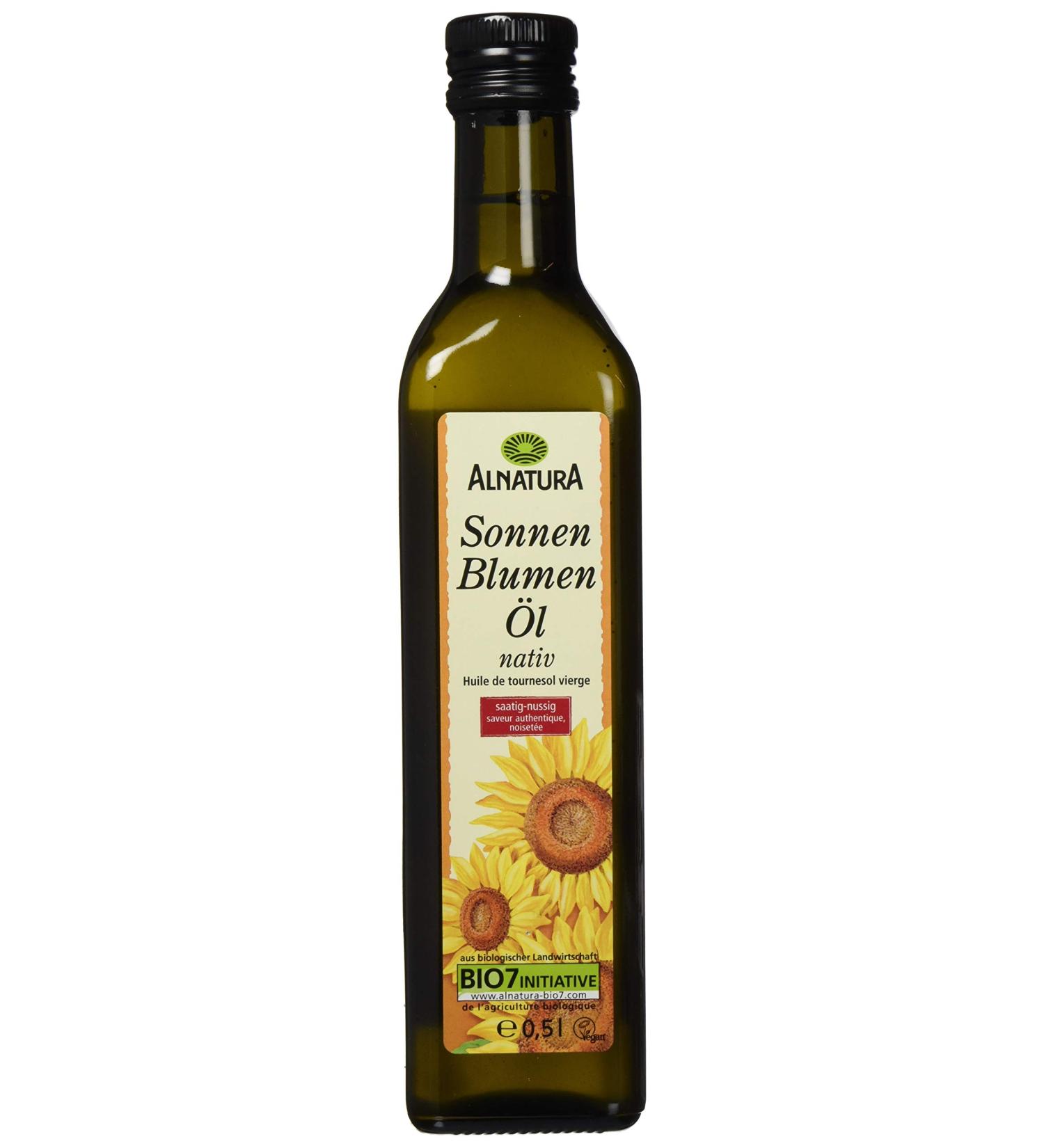 Alnatura Organic Sunflower Oil - 500 ml - Premium Quality for Cooking | International Shipping Available - Buy Online on GoSupps.com