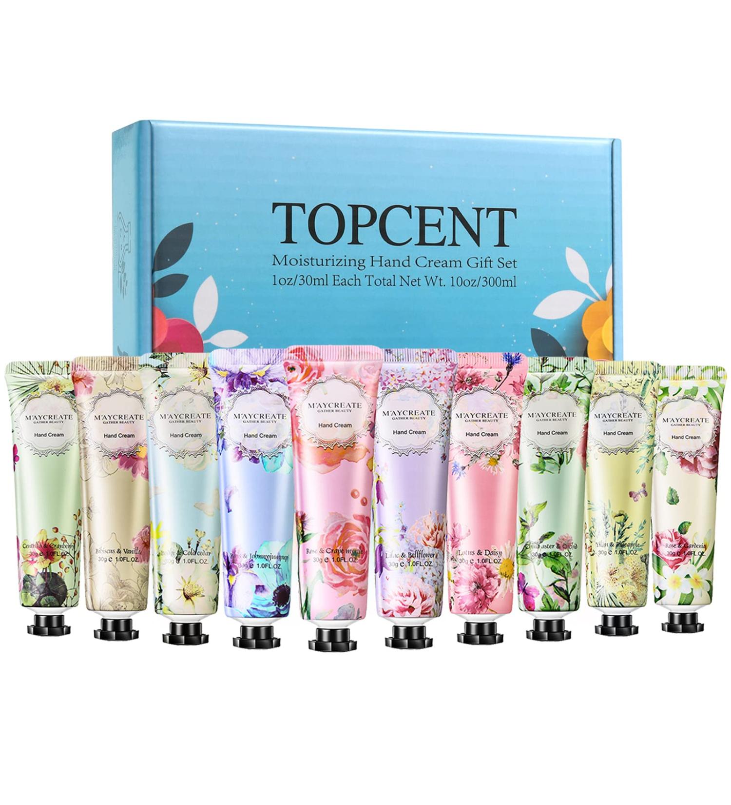 Plant Fragrance Hand Cream Set - 10PCS Moisturizing Hand Care Lotion Enriched with Plant Essence for Repair and Anti-Aging - 30ml/Piece (Pack of 10) - Buy Online on GoSupps.com