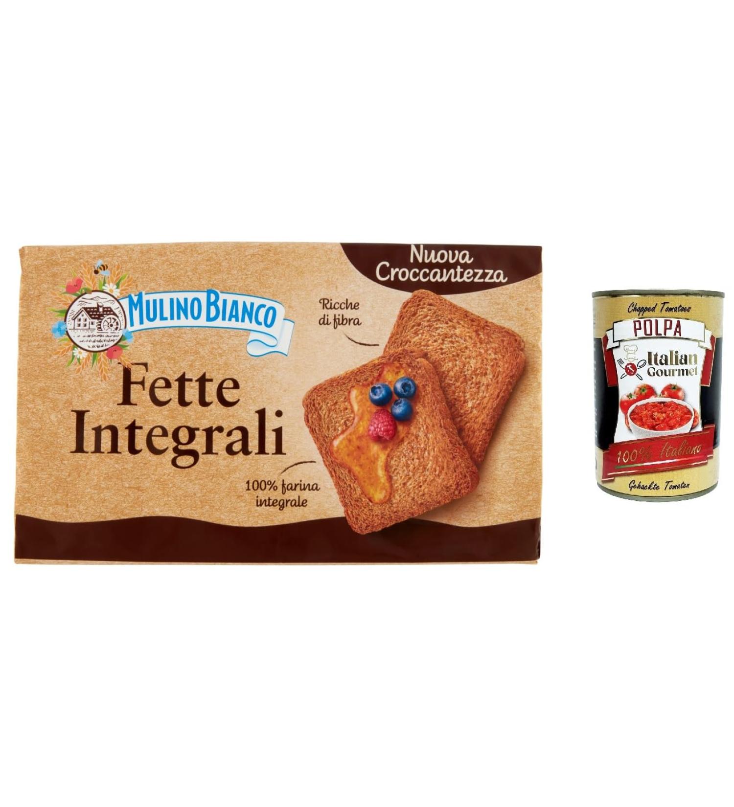  Italian Gourmet E.R. Mulino Bianco Pack of 12 Biscottate Le Integrali - 630 g - Biscotte - Biscotte - 400 g - Buy Online on GoSupps.com