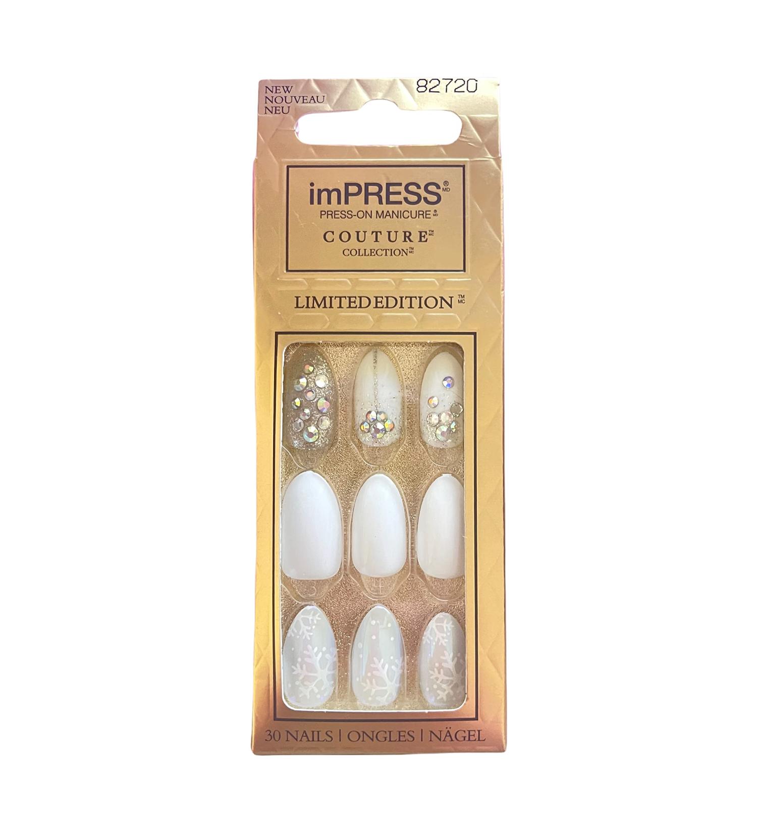 Kiss imPRESS Couture Collection KT0713 Press-On Manicure Quartz Limited Edition