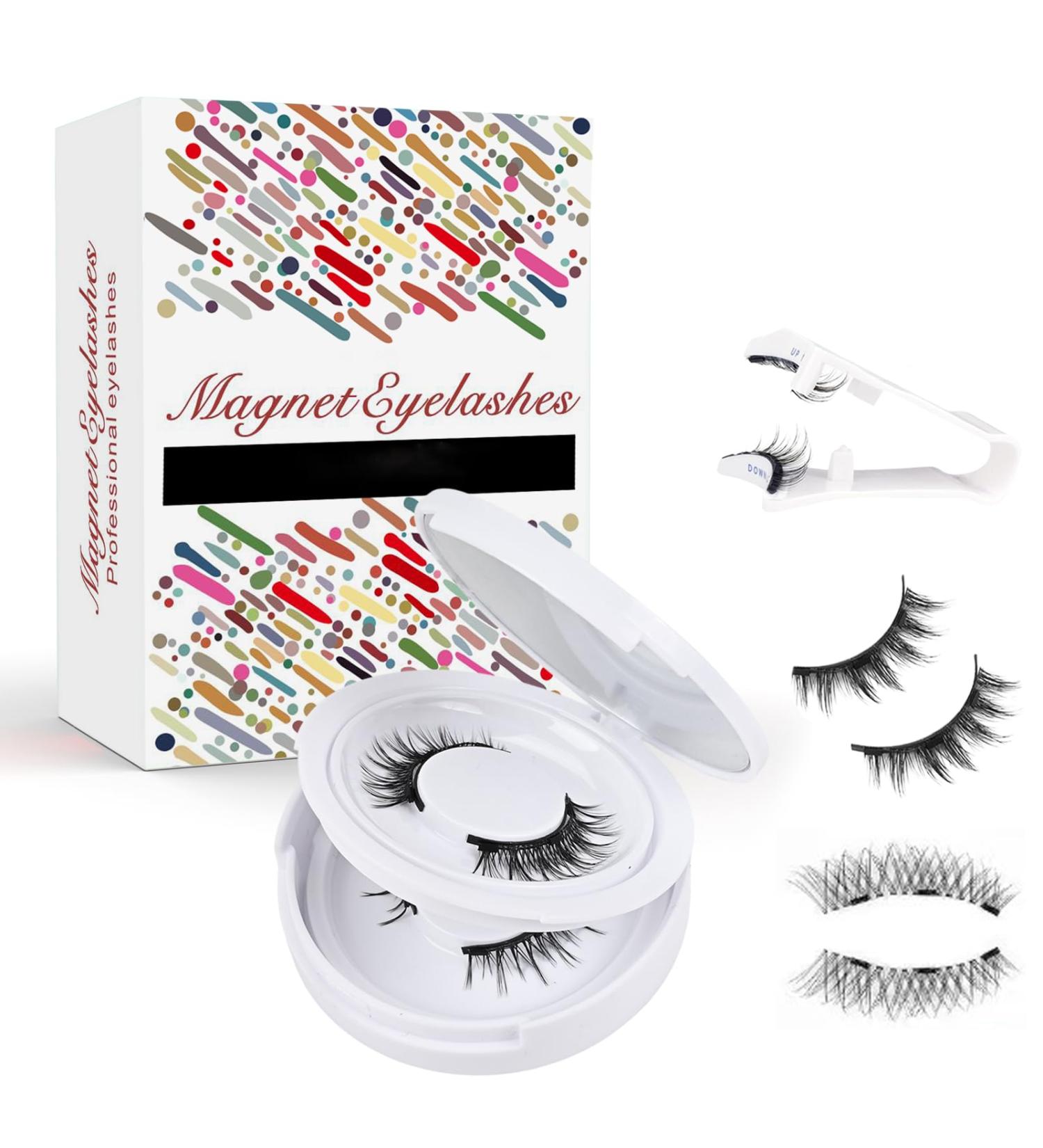 Magnetic Lashes & Eyelashes with Applicator | No Glue Needed Effortless & Comfortable Wear | Thick & Simple Design - Buy Online on GoSupps.com