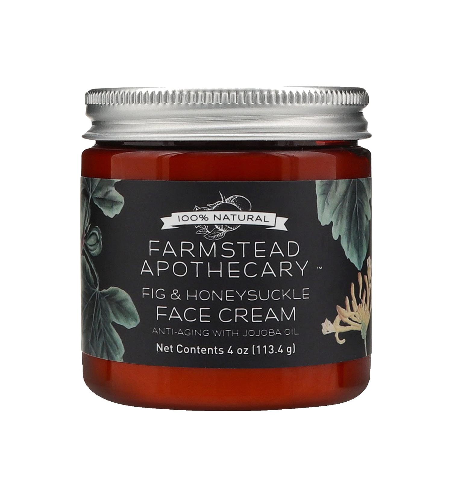 Farmstead Apothecary Fig & Honey Face Cream 4 oz | Nourishing Formula - Buy Online on GoSupps.com