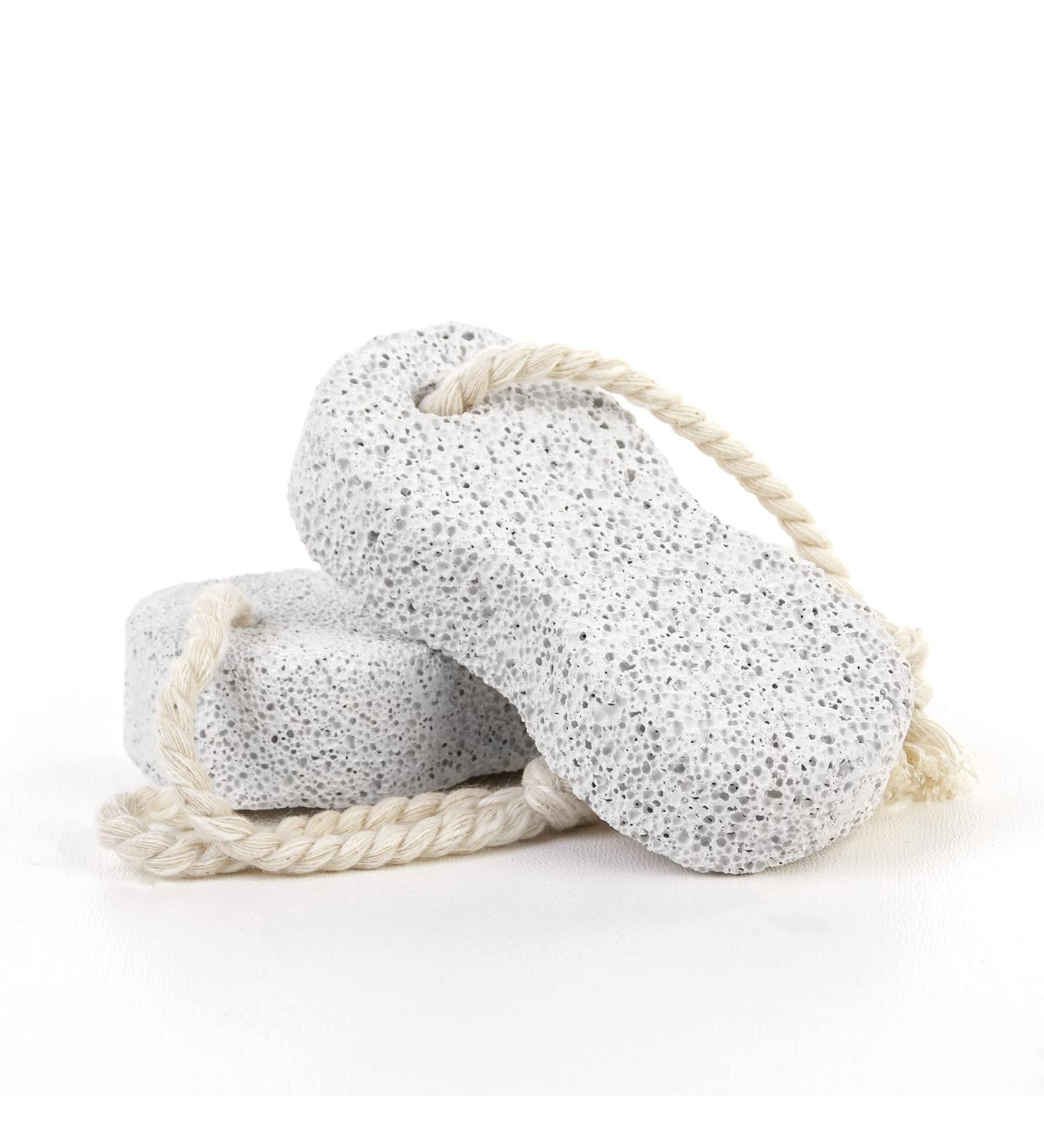 Jairestone Natural Earth Lava Pumice Stone for Feet - Foot Callus Remover - Shower Foot Scrubber - Pack of 2 - Buy Online on GoSupps.com
