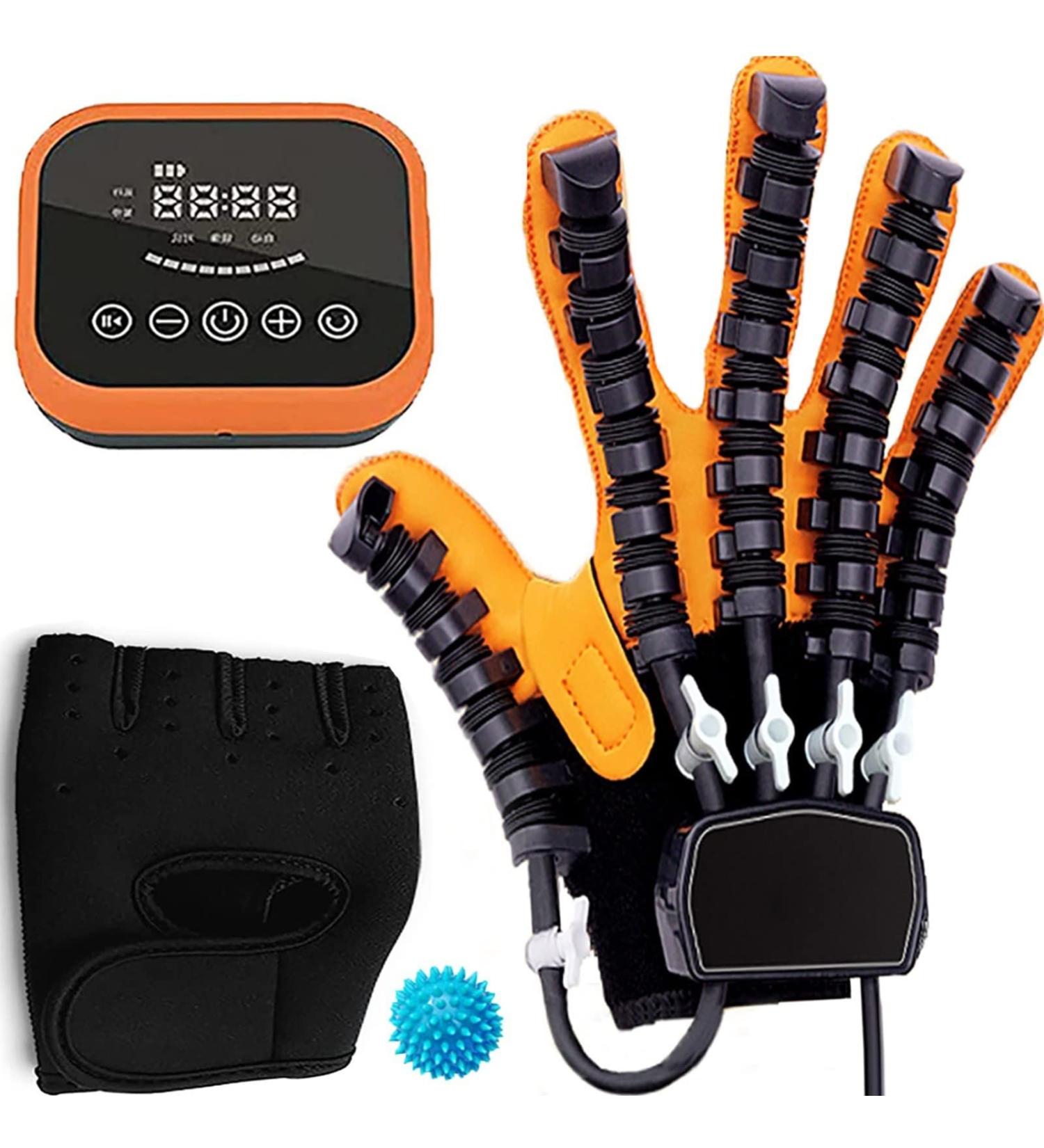 2nd Generation Upgrade Self-Training Rehabilitation Robot Gloves Stroke Hand Splint Manual Training Pneumatic Finger Training(Size:M Code Color:Right Hand) M code right hand - Buy Online on GoSupps.com