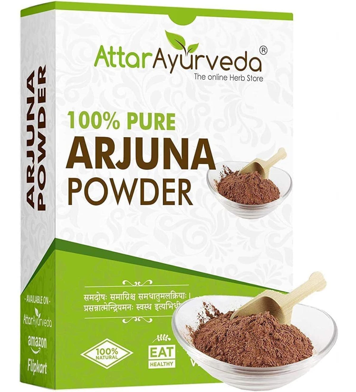CROW Attar Ayurveda Arjuna Powder - 800g Terminalia Arjuna Herbal Supplement for Wellness - Buy Online on GoSupps.com