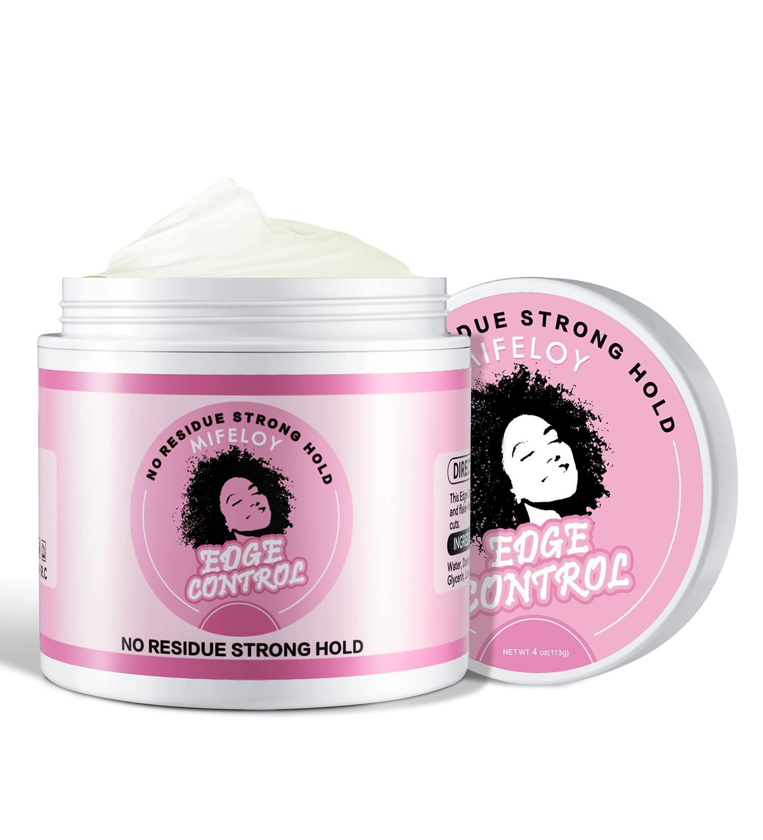 Hair Edge Control Wax 4 oz Hair Pomade Tamer for Smoothing Flyaways Taming Frizz Baby Hair Women Styling Cream Gel Strong Hold Non-greasy Slick Back Hair Glue Long Lasting Bed Head Waxes for Wigs - Buy Online on GoSupps.com