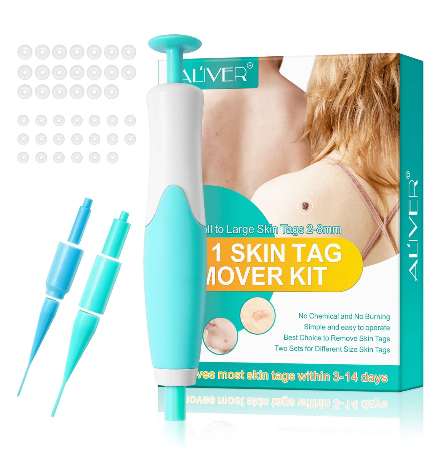 2 in 1 Skin Tag Remover Pen Kit - Painless Micro Skin Tags & Moles Removal for All Body Parts - Buy Online on GoSupps.com