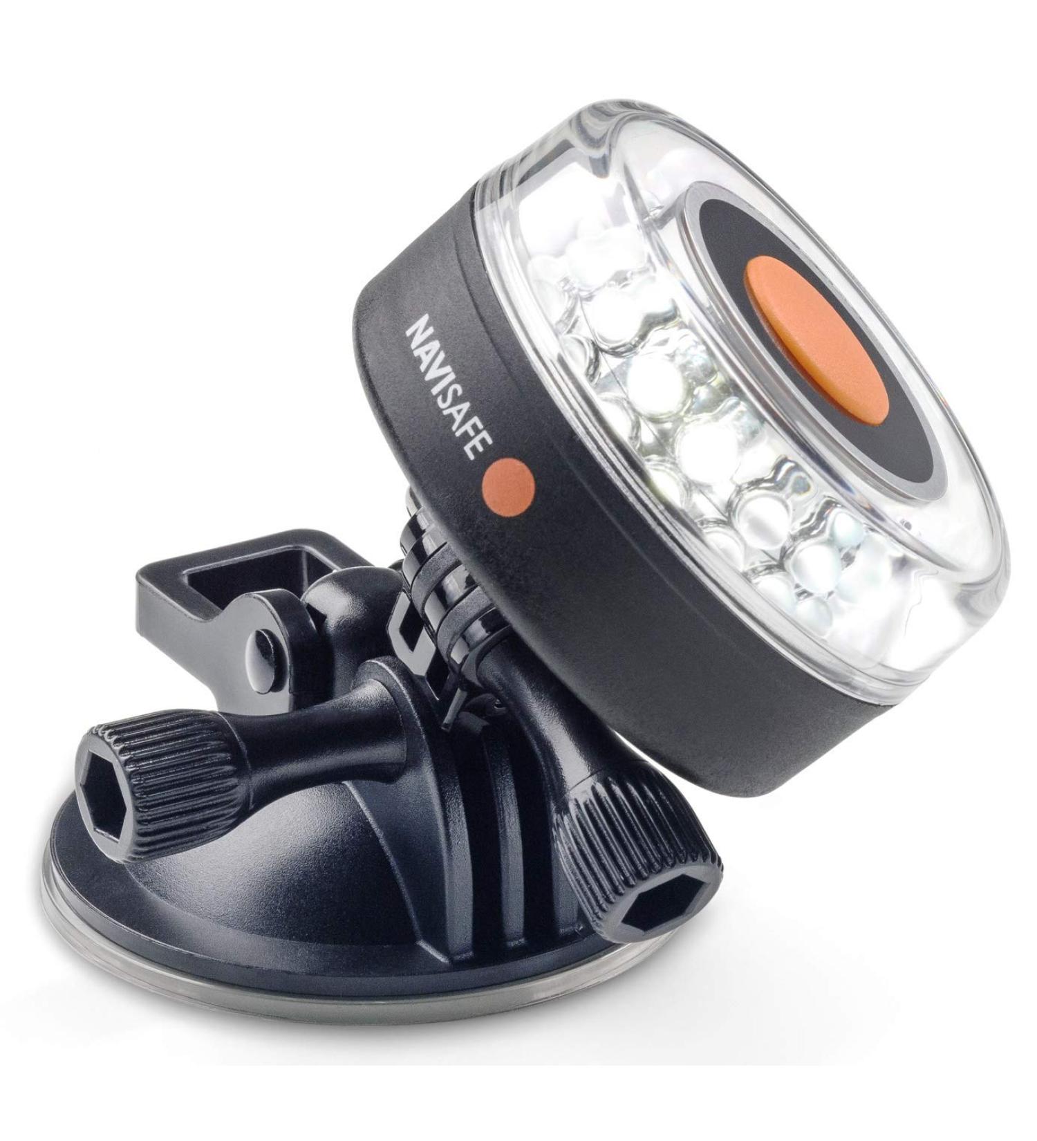 Navilight All-White, 5 Mode 360 2NM w/Suction Base, Navisafe-041-1, Clear
