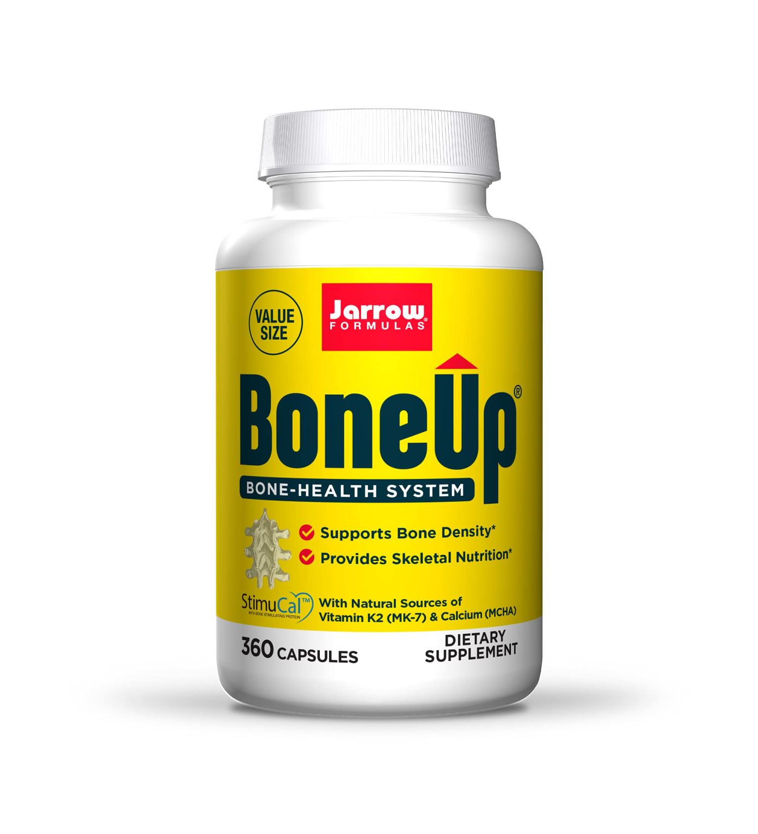 Jarrow Formulas Bone-Up 360 Capsules - Advanced Bone Support & Calcium Formula - Buy Online on GoSupps.com